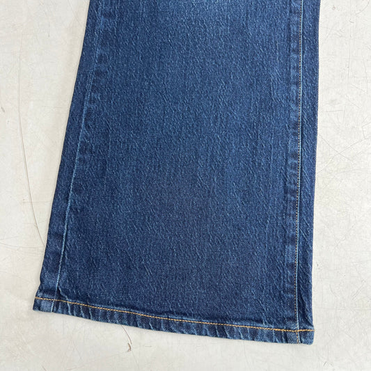 RW & CO High Rise Fit Wide Leg Jeans  Women's Sz 27 Dark Sapphire 490024