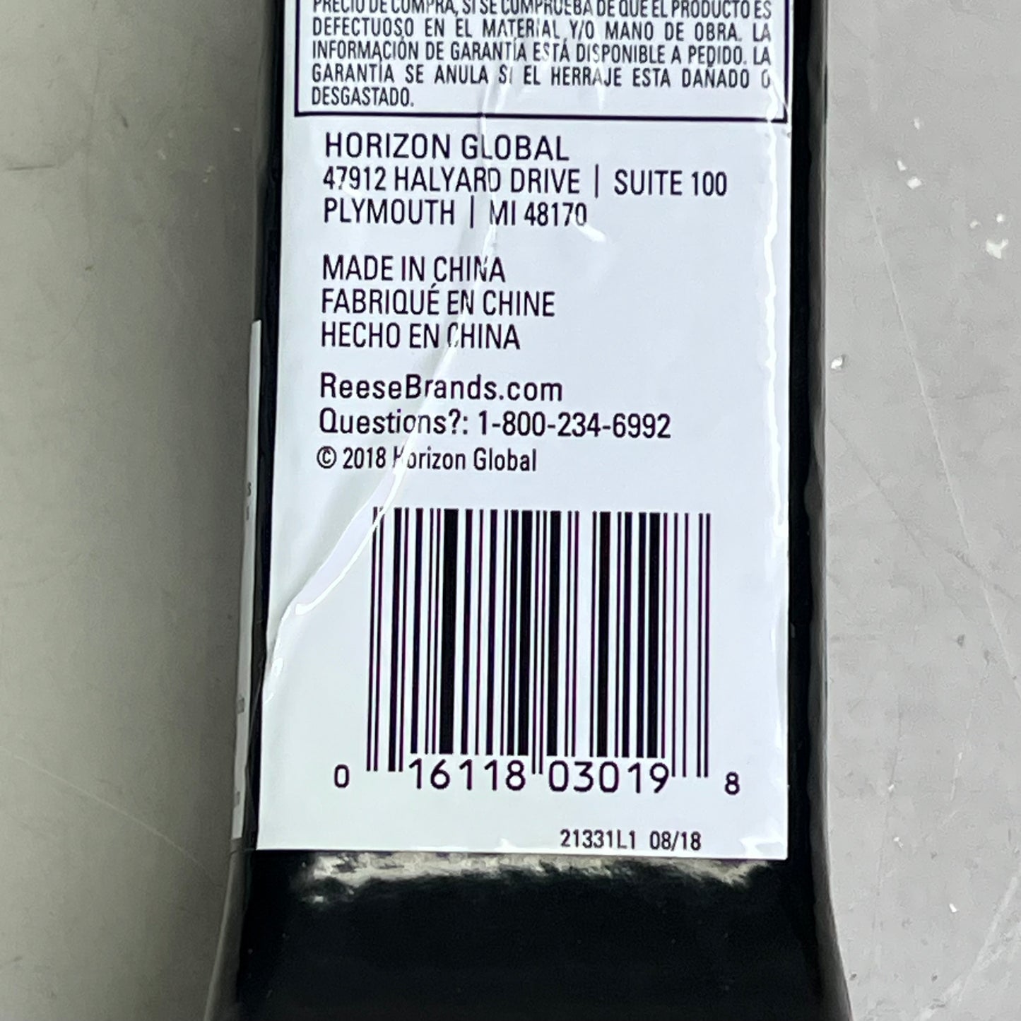 REESE TOWPOWER Trailer Hitch Ball Mount 4" Drop 2" Raise 16,000 lbs Cap 21331