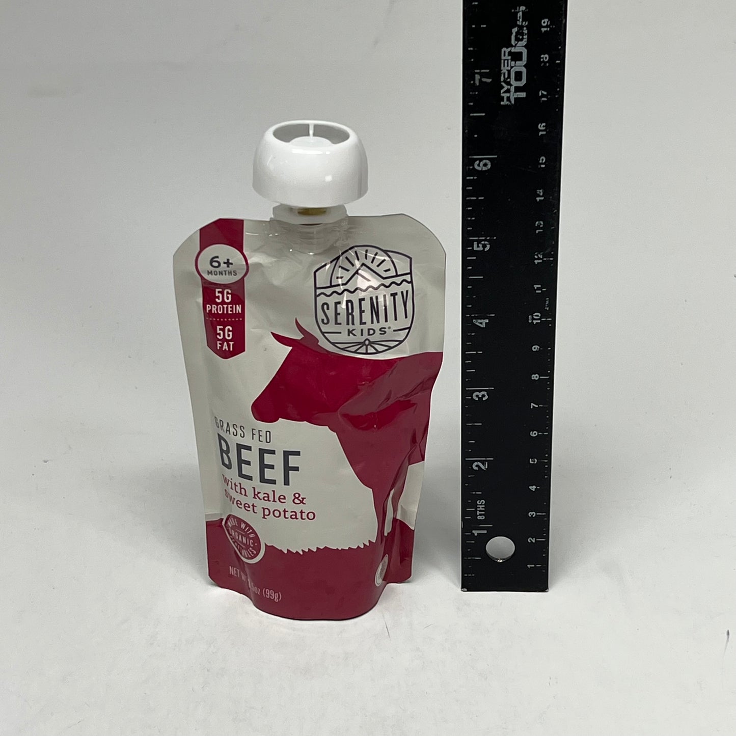 SERENITY (6 PACK) Grass Fed Beef W/ Kale & Sweet Potato Baby Food 3.5oz BB 09/27