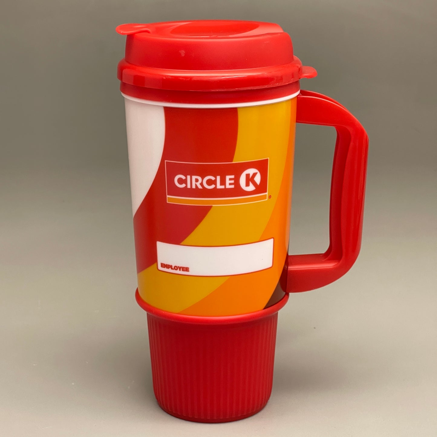 ZA@ CIRCLE K Soft Drink Cup Gas Station Mug 24 oz Red B