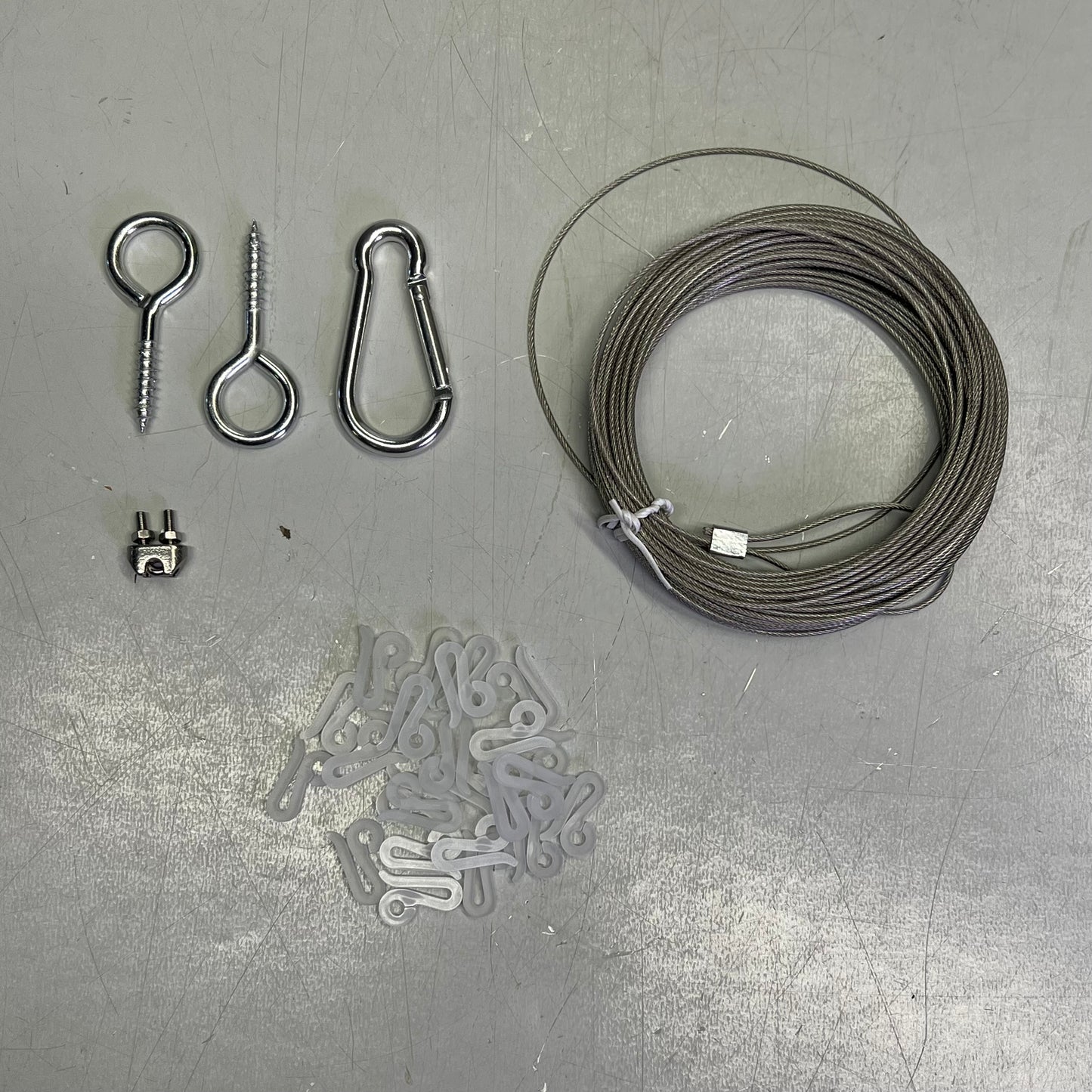 SIMPLE SOLUTIONS Outdoor Cable Wire Patio Light Kit 50' Cable Range 815050