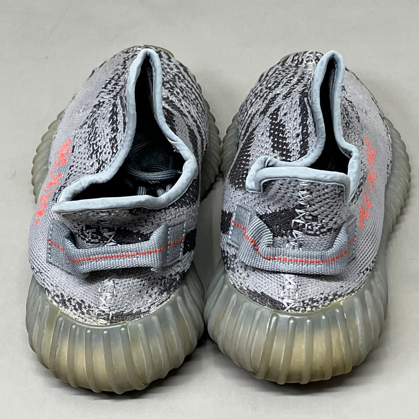 ADIDAS Supportive Yeezy Boost 350 V2 SPLY-350 US SZ 9 Marbled Grey Pre-Owned CWM351