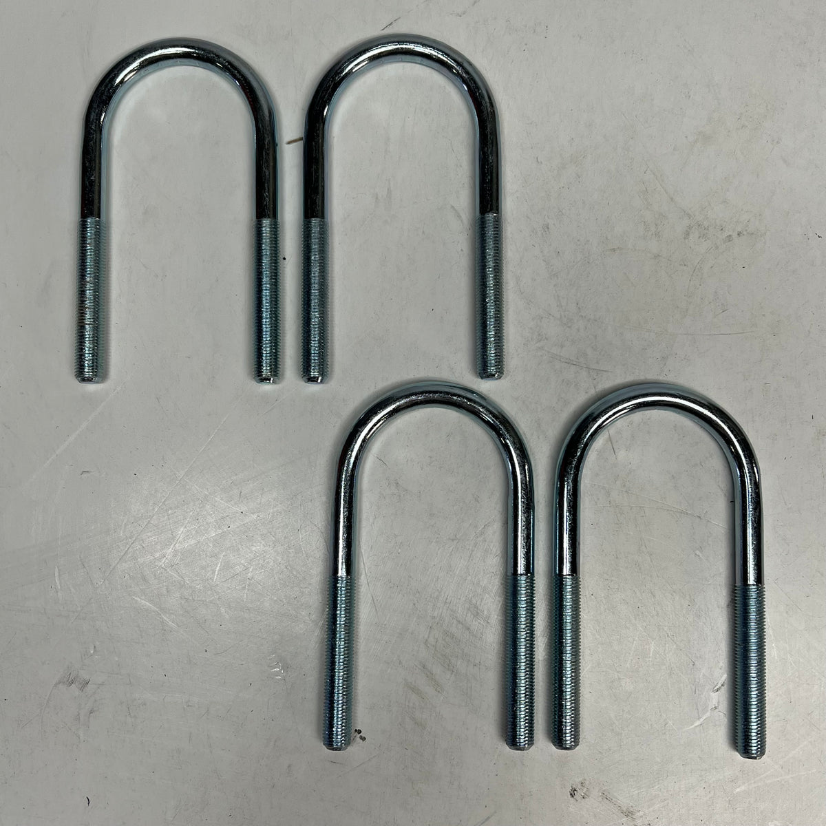 MAT Trailer U-bolt Kit for Leaf Springs Round Bend  1-3/4"W 4-1/4"L APUBR-10