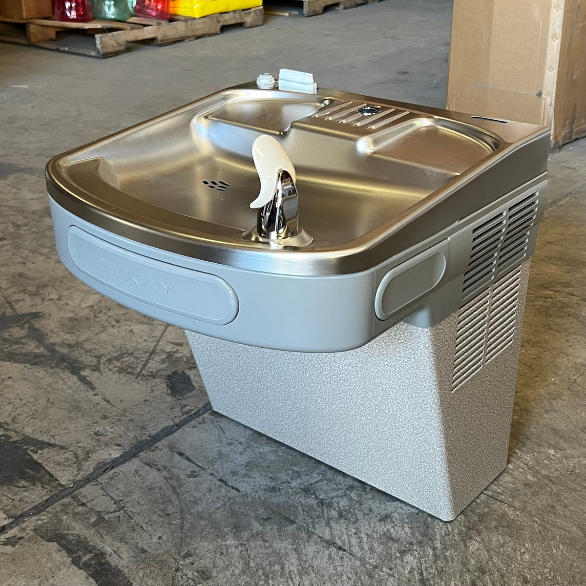ELKAY EZH2O Enhanced Bi-Level Bottle Filling Station & Cooler 8 Gph Filtered - Grey LZSTL8WSLK