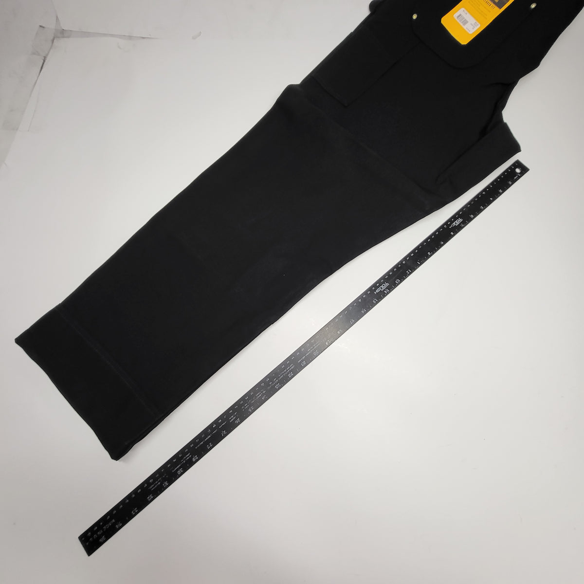 CARHARTT Iconic R01 Duck Rib Overall Wind Fighter Relaxed Fit 40x34 Black 102776-001