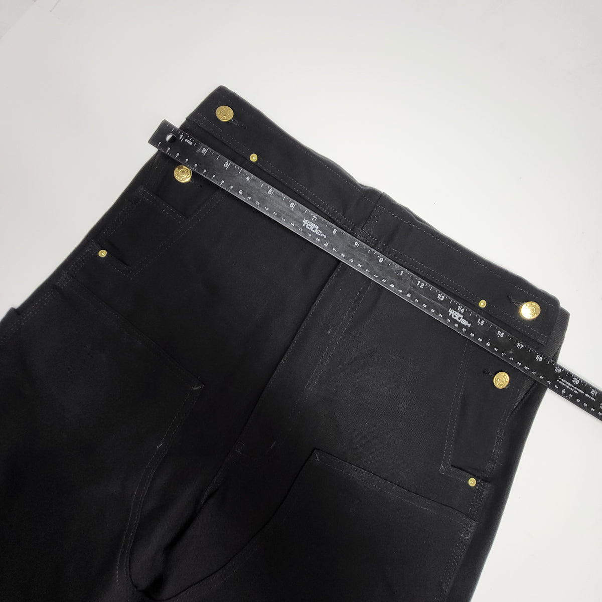 CARHARTT Iconic R01 Duck Rib Overall Wind Fighter 32X32 Black 102776-001