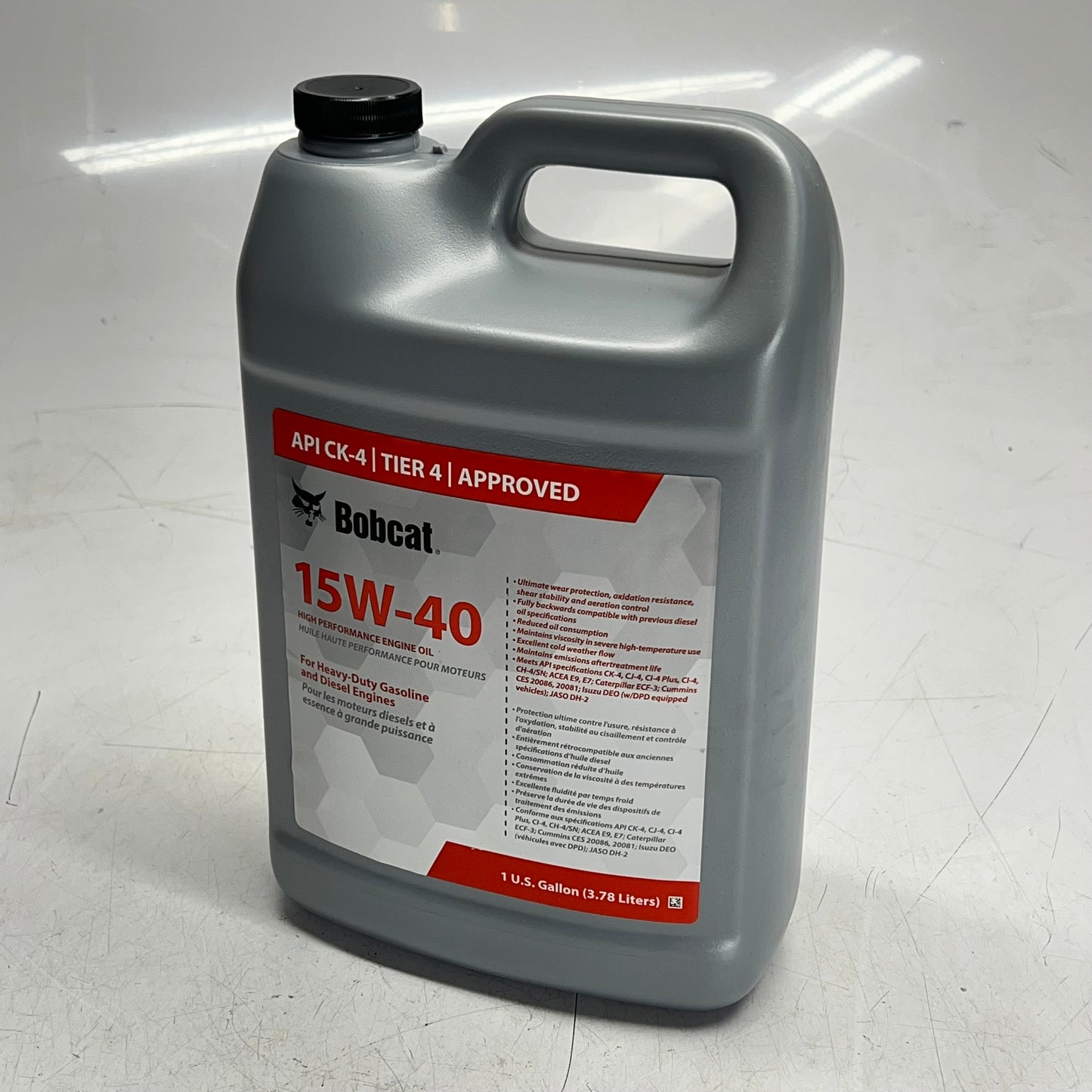 BOBCAT (2 PACK) High Performance Engine Oil 15w-40 for Diesel & Gasoline 1 Gal