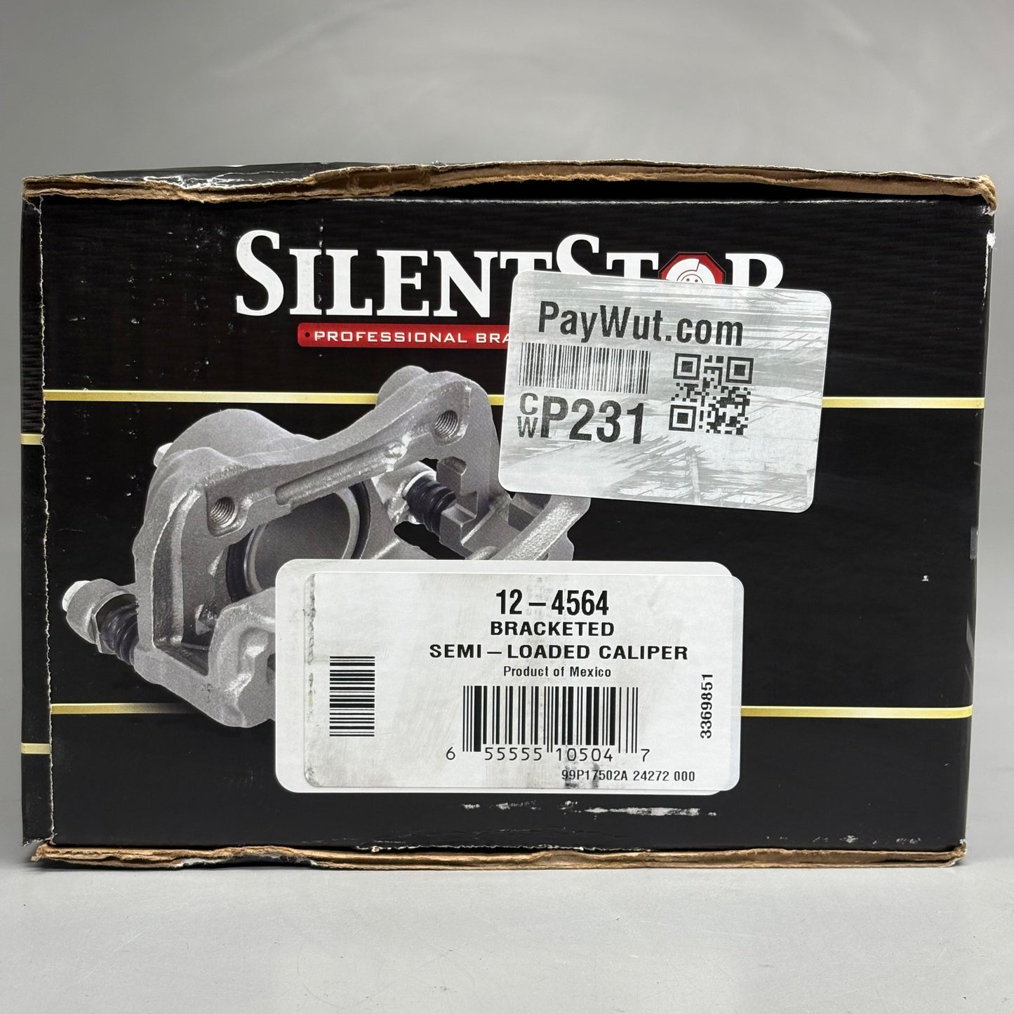 SILENT STOP Semi Loaded Caliper Disc Brake 12-4564