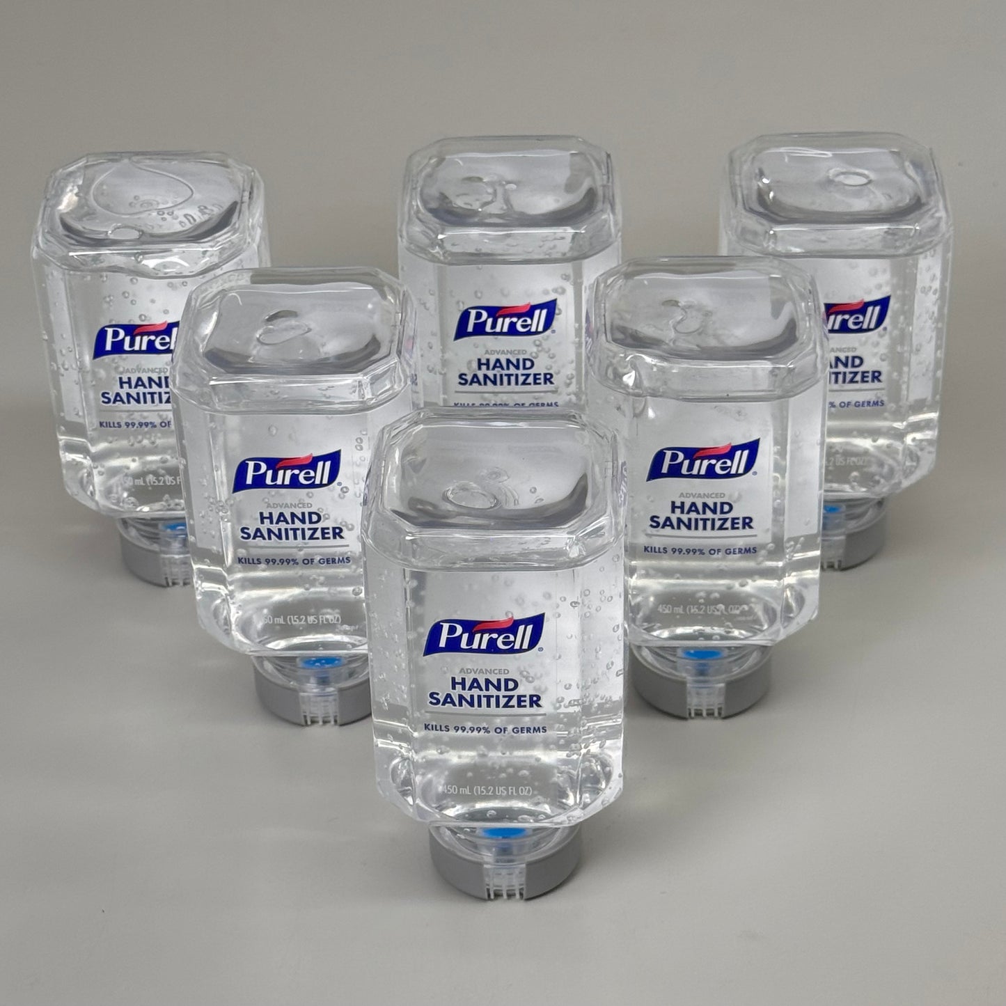 PURELL (6 PACK) Push Style Hand Sanitizer Refills 15.2 fl oz BB 05/28 4450-06