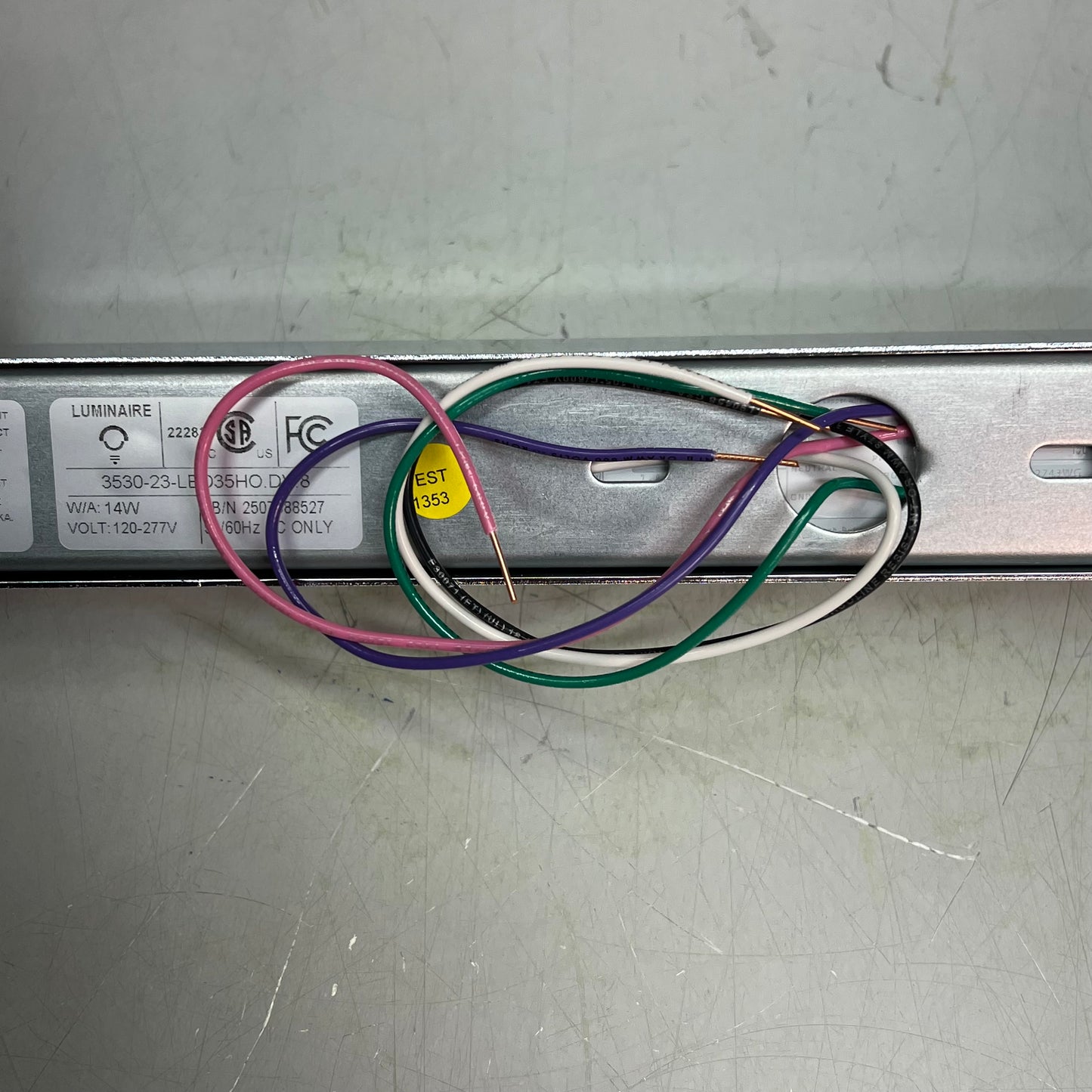 ZA@ EUREKA (2 PACK) Moonside Classic Wall Lighting Triplex Glass 23" L Dimmable w/ Hardware 3530-23