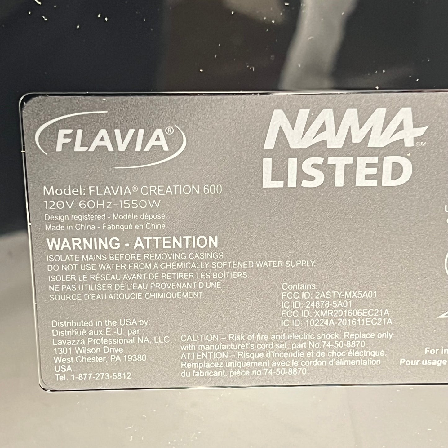 FLAVIA Creation 600 Single Serve Multi-Purpose Coffee Brewer Machine 180005|65