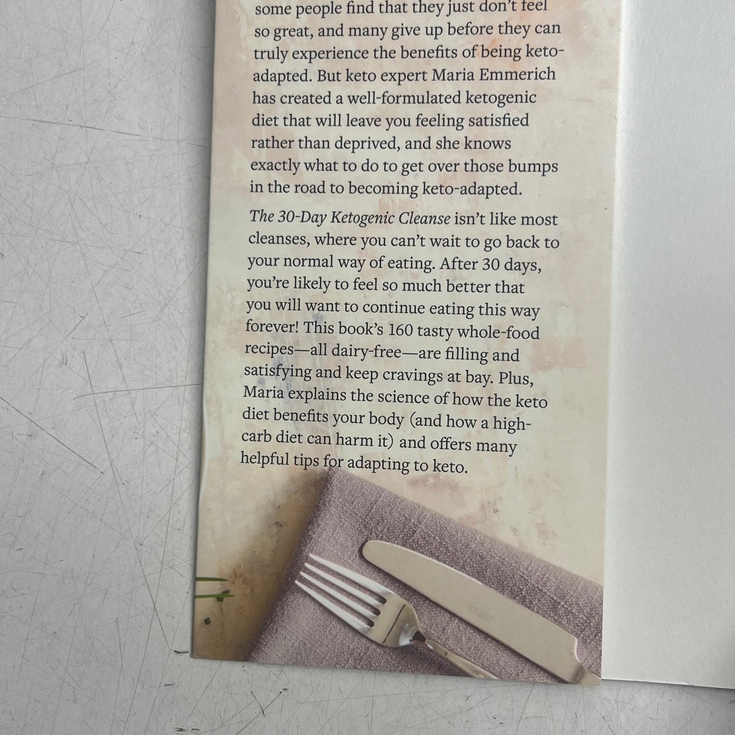 THE 30 DAY KETOGENIC CLEANSE  160 Tasty Whole Food Recipes Paperback Book