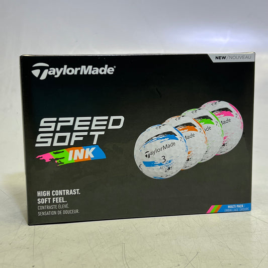 TAYLORMADE (12 PACK) Speed Soft INK Golf Balls