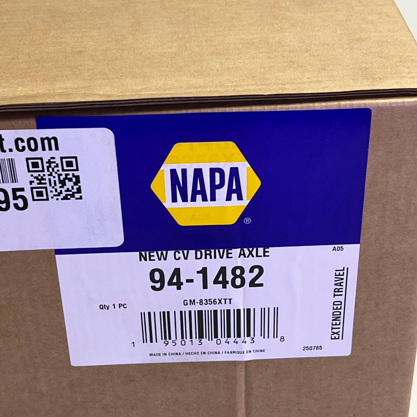 NAPA Premium CV Shafts For Chevrolet & GMC Vehicle Models 94-1482
