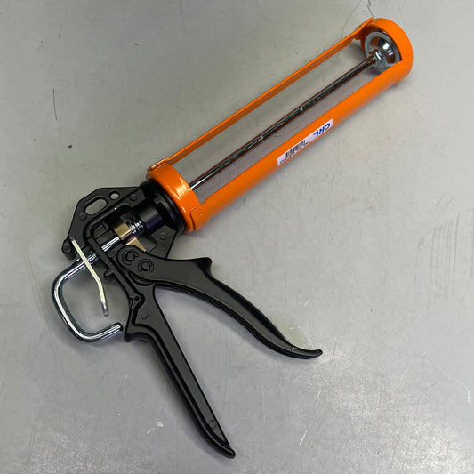 CRL Strap Frame Caulking Gun Smooth Operation 12:1 Ratio Orange Black GA1203