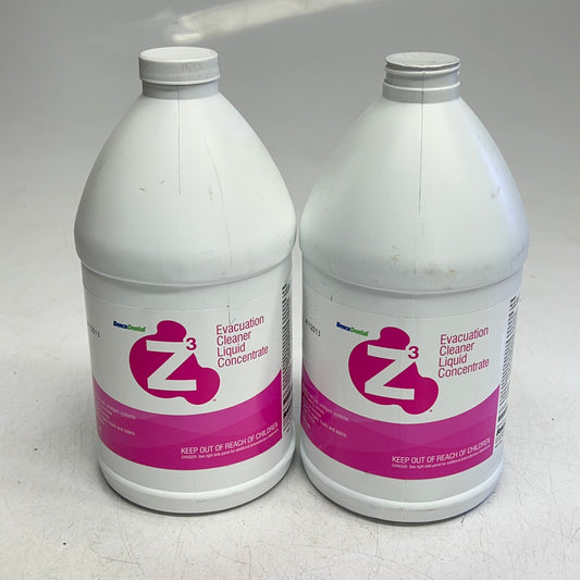 ZA@ BENCO DENTAL (2 PACK) Evacuation Cleaner Liquid Concentrate 64 Fl Oz 112513 (As-Is)