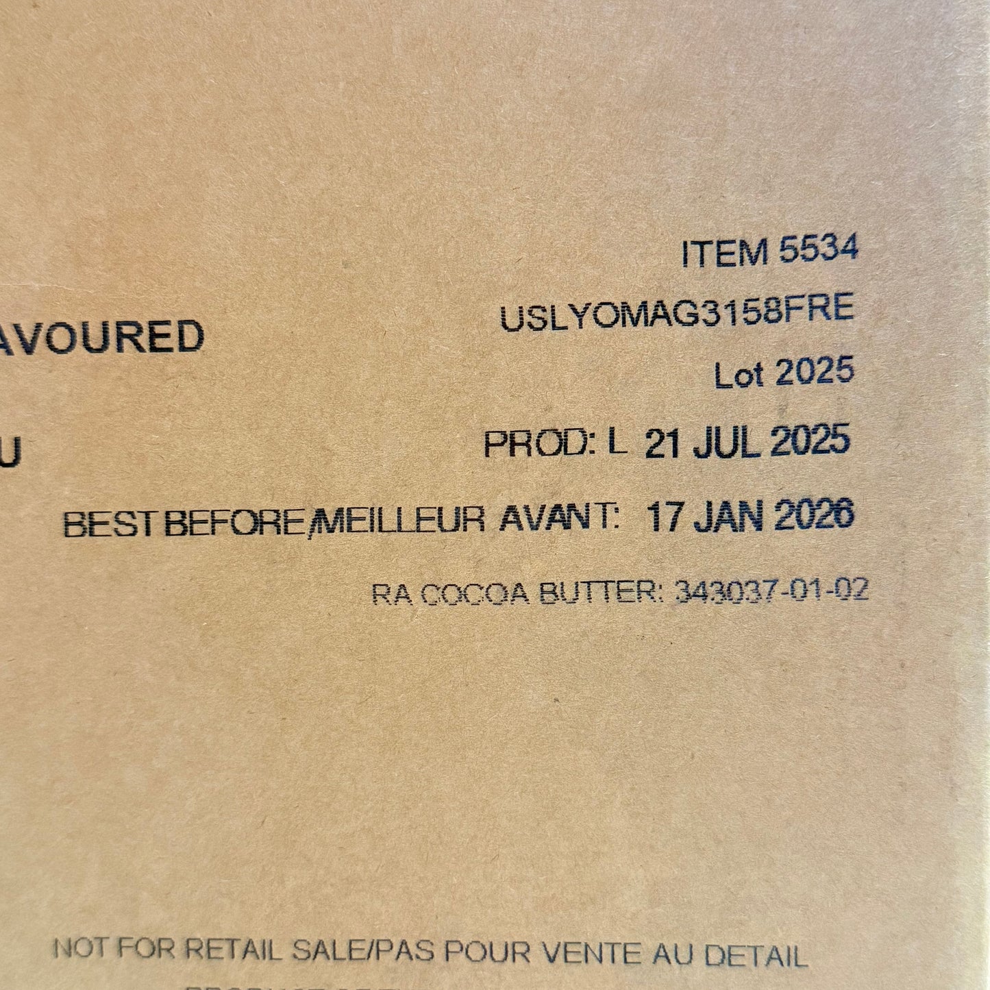 ZA@ STARBUCKS Fontana White Chocolate Flavored Sauce for Beverages 1.86 L BB 01/26