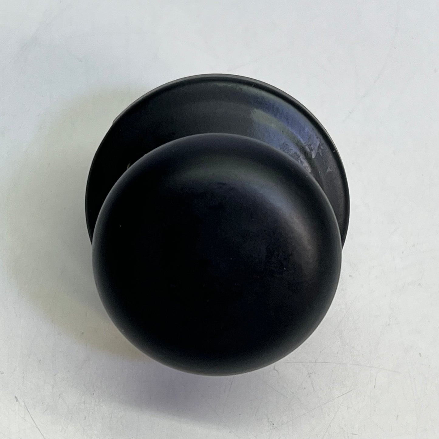 KWIKSET Interior Trim Pack Hancock Knob Single Cylinder Matte Black 99660-271