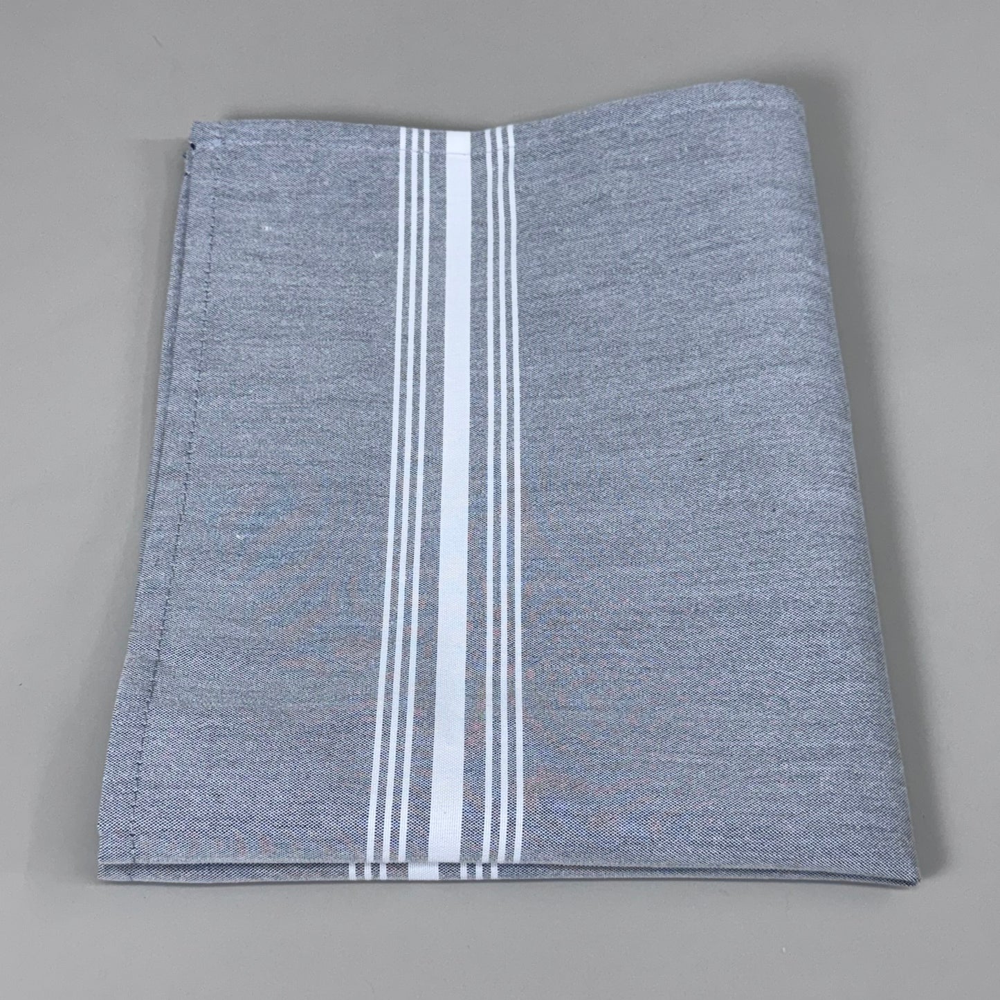 HELLENA FASHION (50 PACK) Cloth Napkins Grey w/ White Stripes Sz 20X20 NP0099