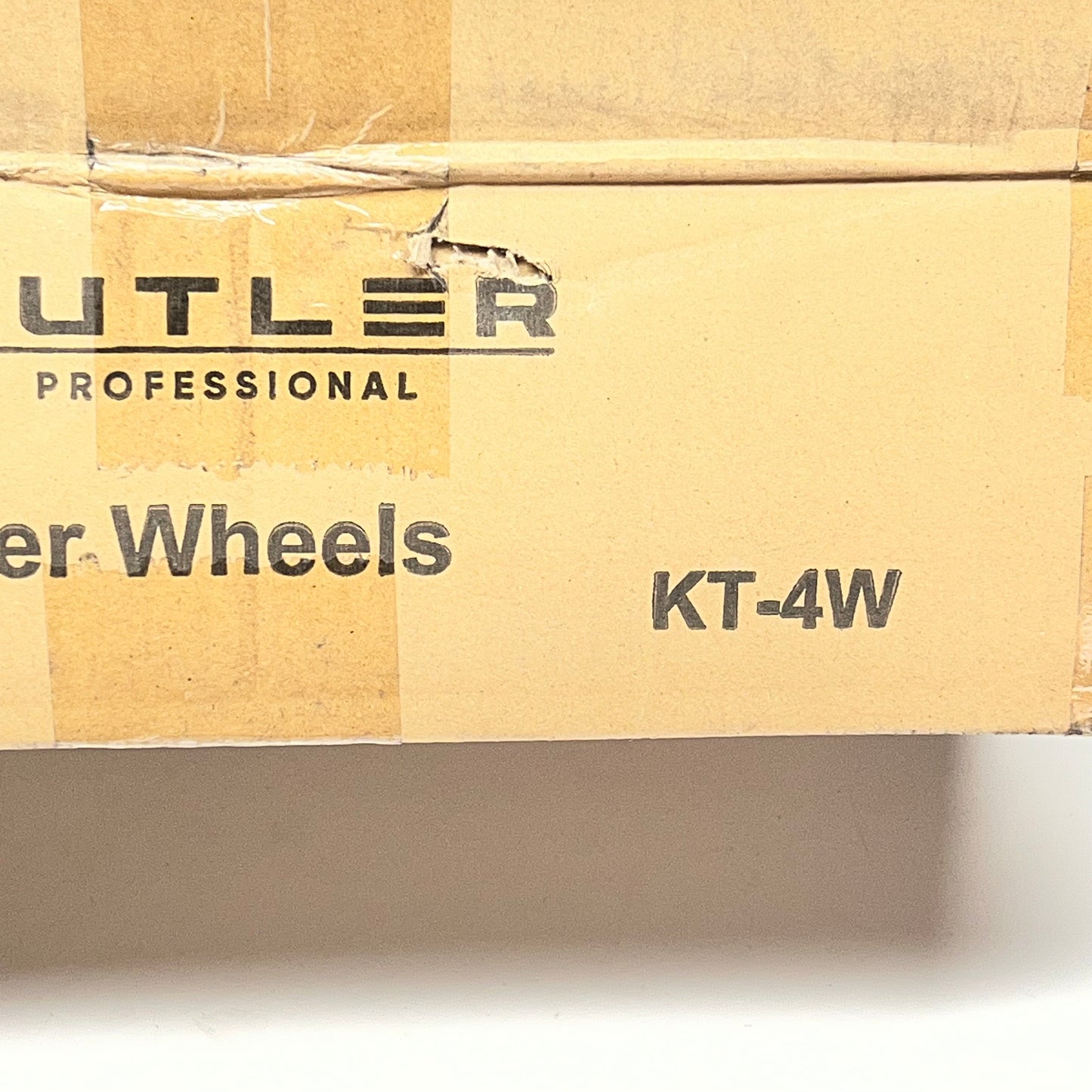 KUTLER (SET OF 4) Commercial Kitchen Prep Table Caster Wheels Grey/Silver KT-4W