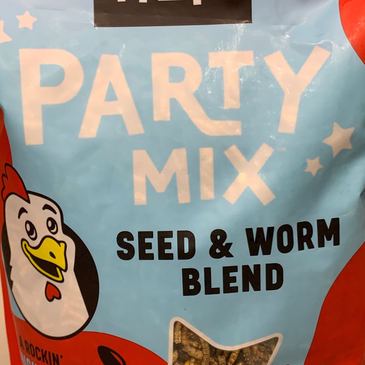 HAPPY HEN (2 PACK) Party Mix Seed & Worm Blend High Protein 2 lbs 855297003261