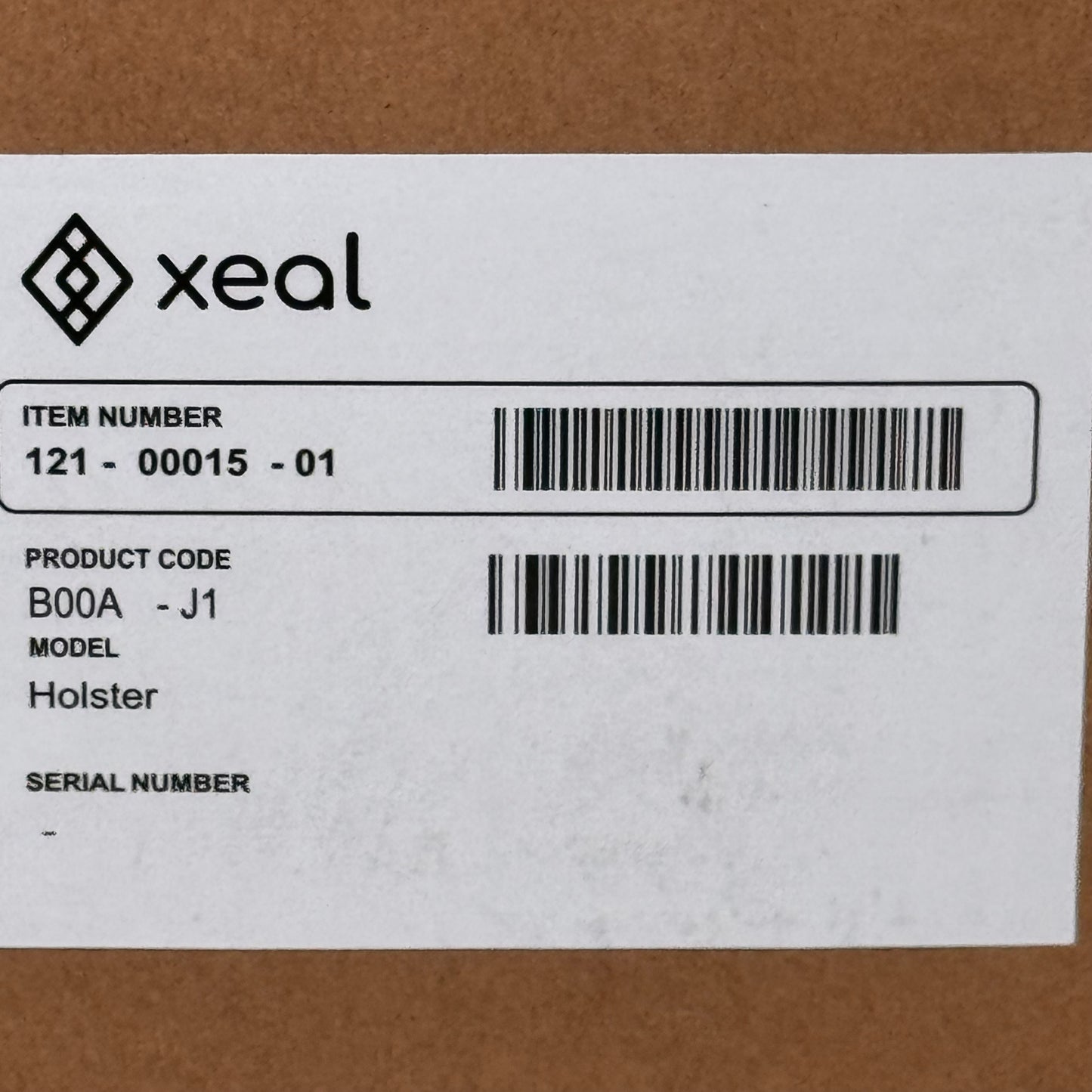 XEAL Holster Commercial Electronic Parts w/ Hardware Black 121-00015-01