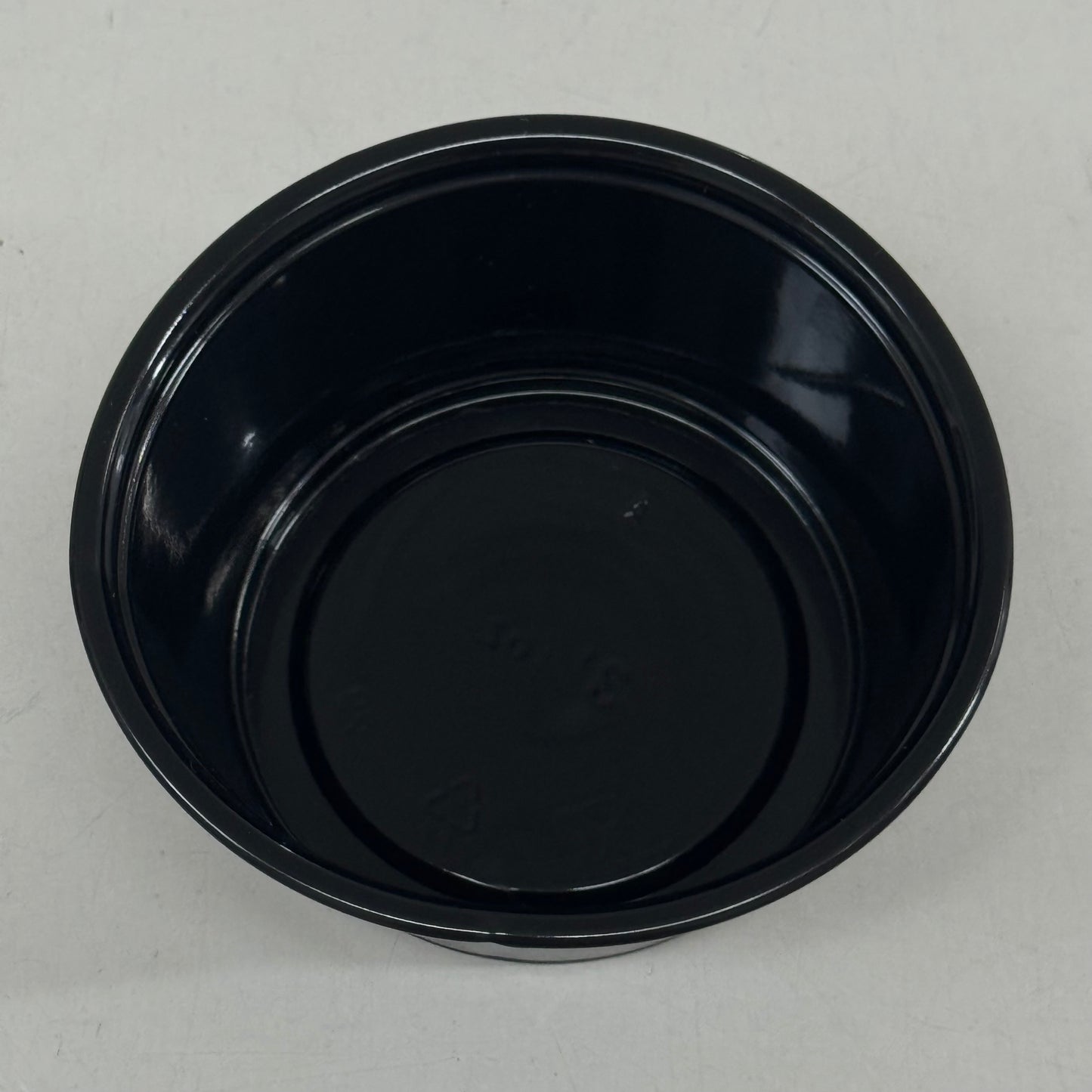 EVOPAK (1 Box, 2500 Cups) Plastic No Lid Serving/Portion Cups 3.25oz Black (As-is Slightly Damaged)