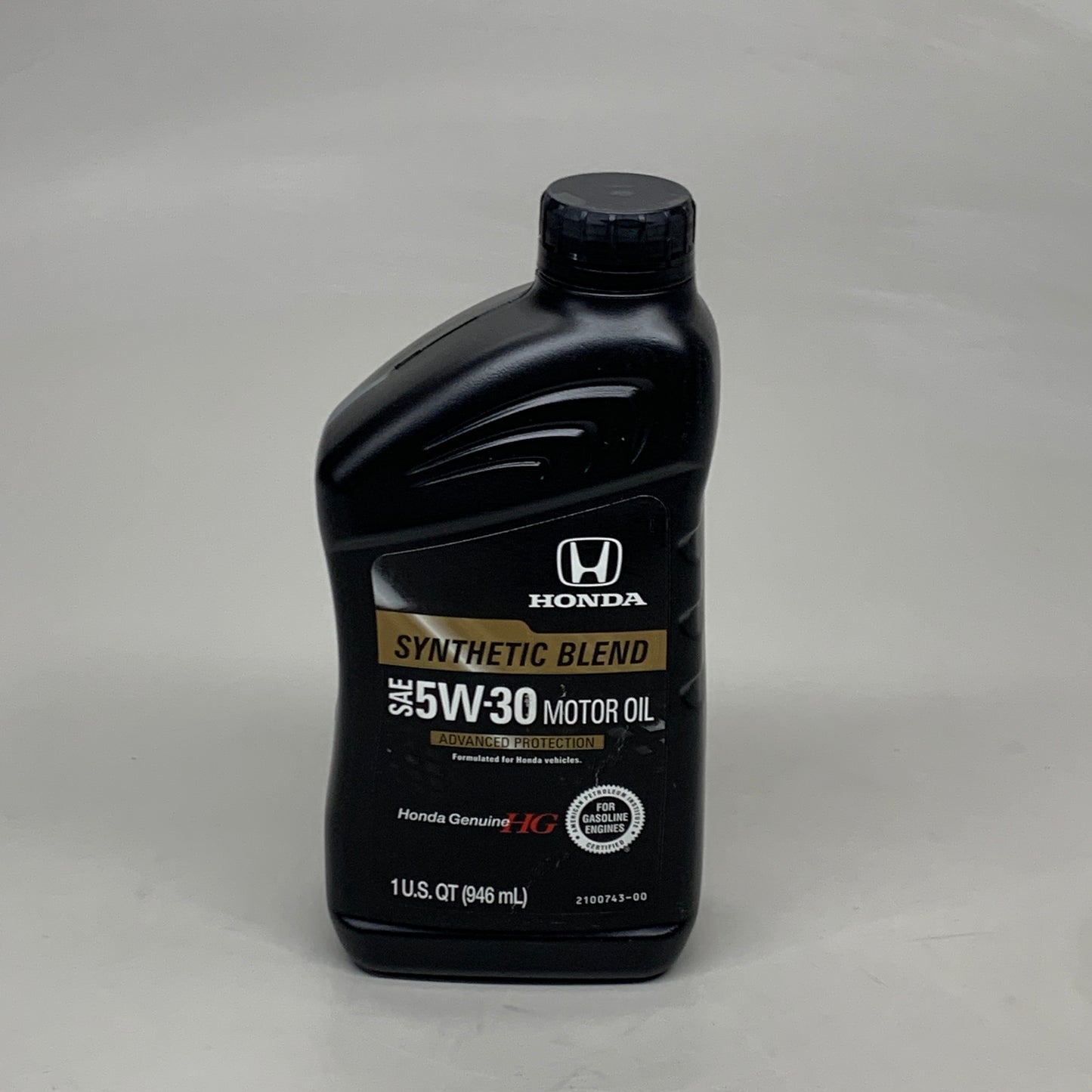 HONDA (3 PACK) Genuine Synthetic Blend SAE 5W-30 Motor Oil Advanced Protection 1 QT