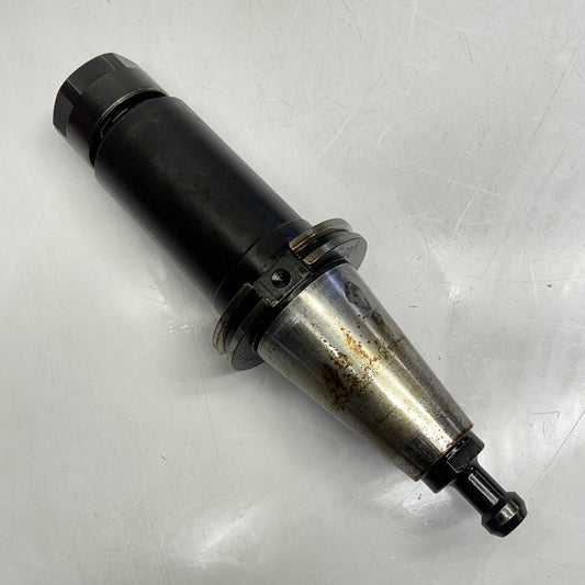 Taper Shank Tool Holder & Pull Stud For CNC Milling Machine  ~1" Hole Dia (Used)