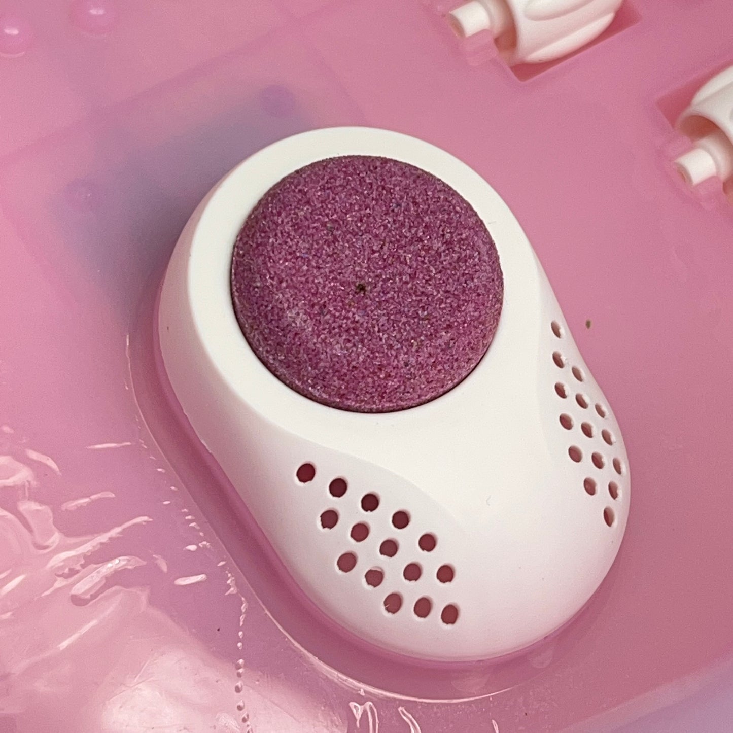MOOD RELISH Foot Spa Bath Shiatsu Massage, Vibration & Red Ight Pink MM-20M-2