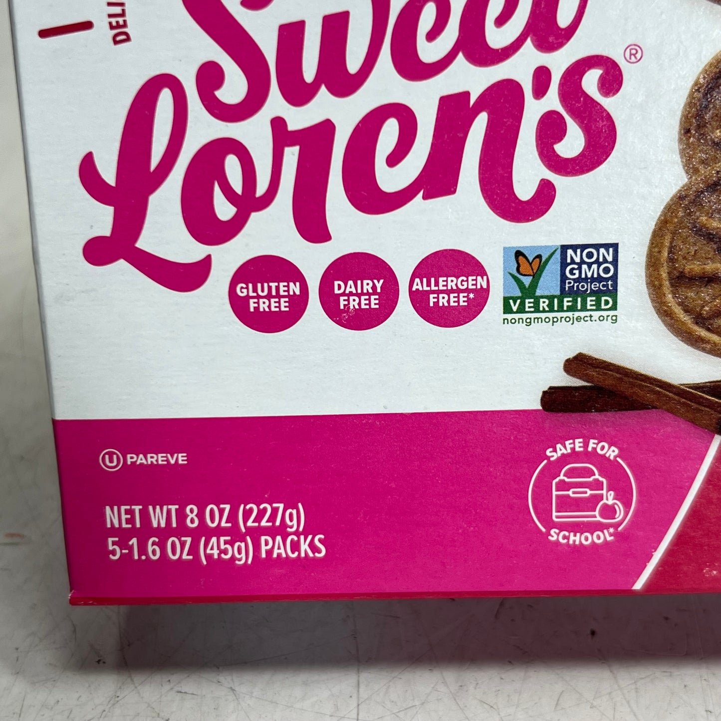 SWEET LOREN'S (2 PACK of 5) Cinnamon Sugar Breakfast Biscuits 1.6 oz BB 12/26