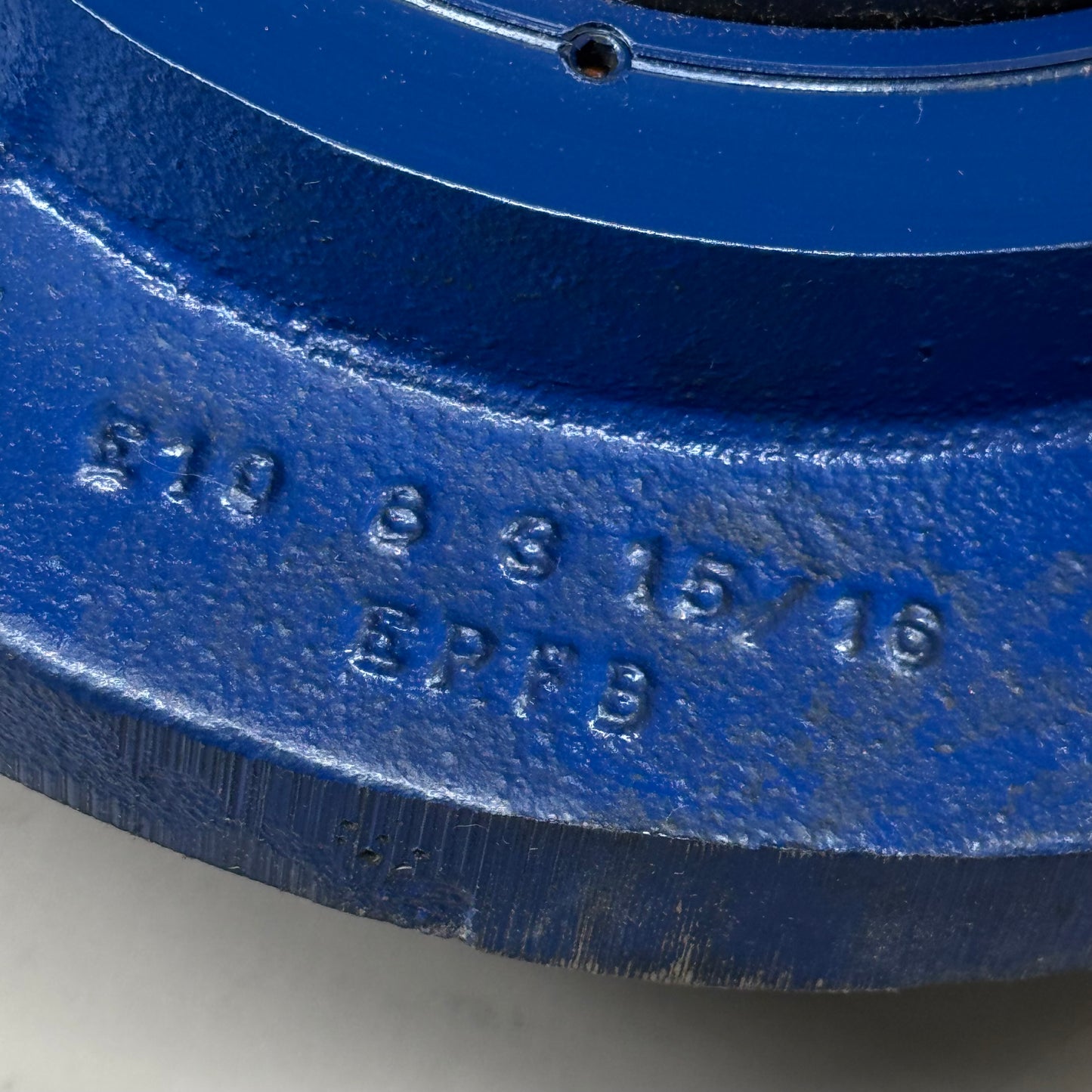 ROYERSFORD Type E Piloted Flange Bearings 3-15/16" Non-Extension Blue 20-06-0315
