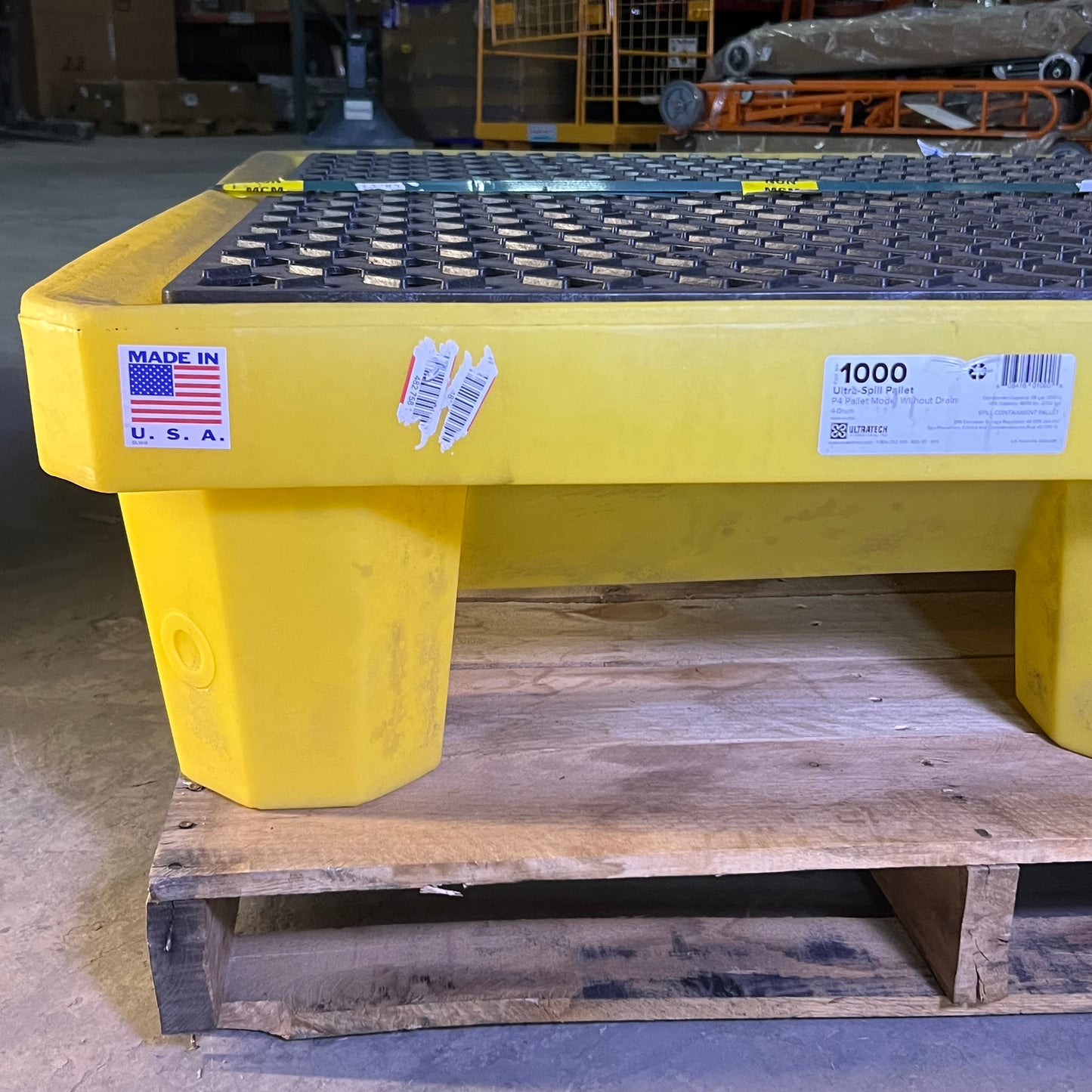 ZA@ Pallet of ULTRATECH Ultra Spill Pallet Sz 53"L x 53"W x 12"H, 1000