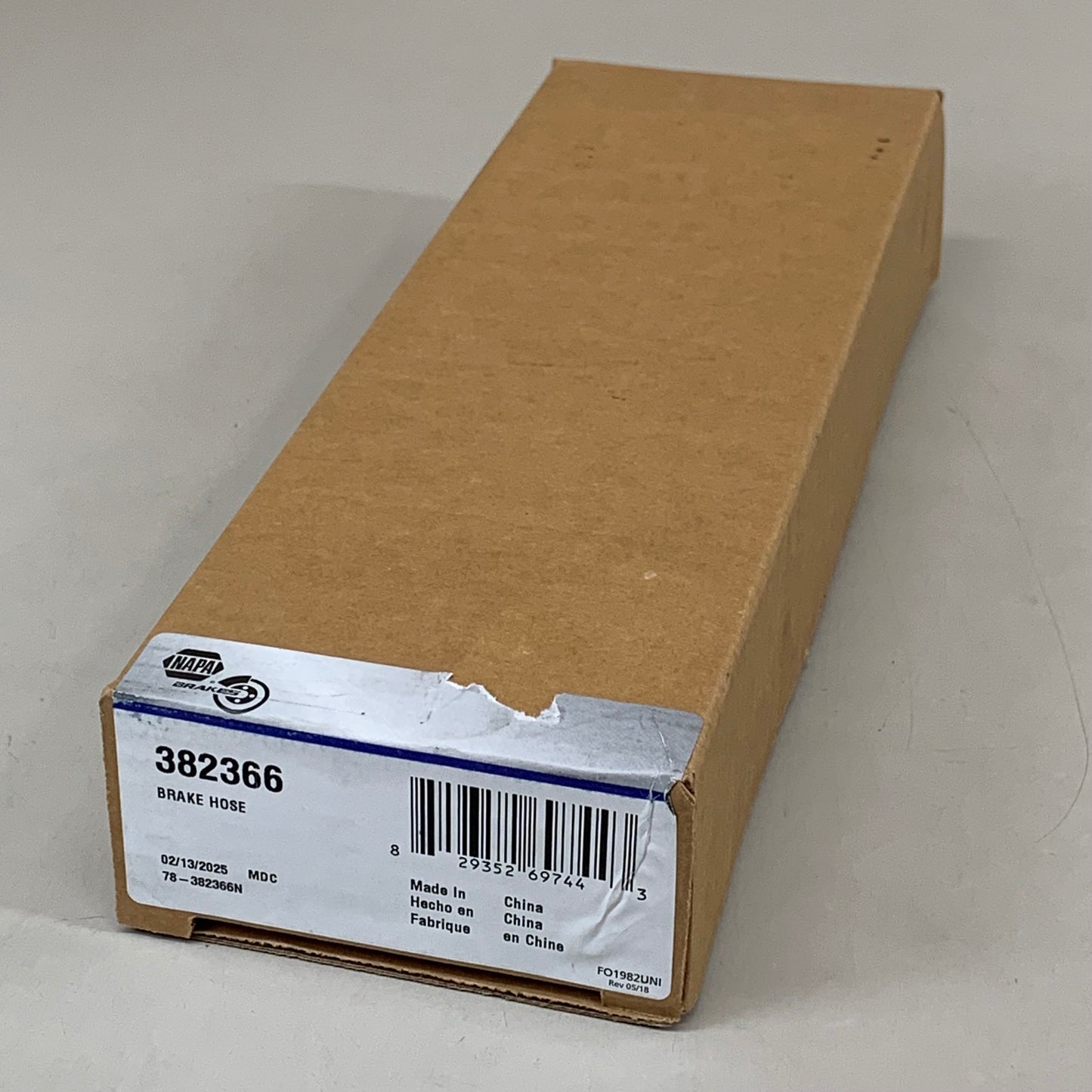 NAPA Ultra Premium Brake Hose Replacement For Chrysler & Dodge 12.4" 382366