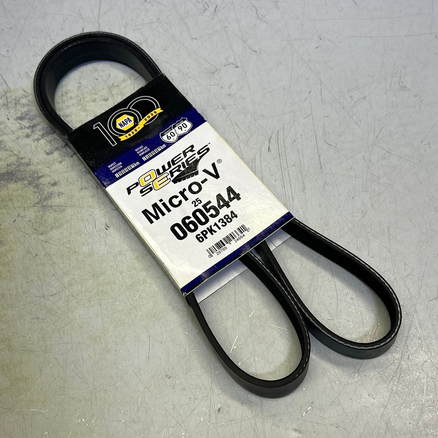 NAPA V-Ribbed Belt For Buick & Chevrolet Models  K06 13/16" x 55" Black 25060544