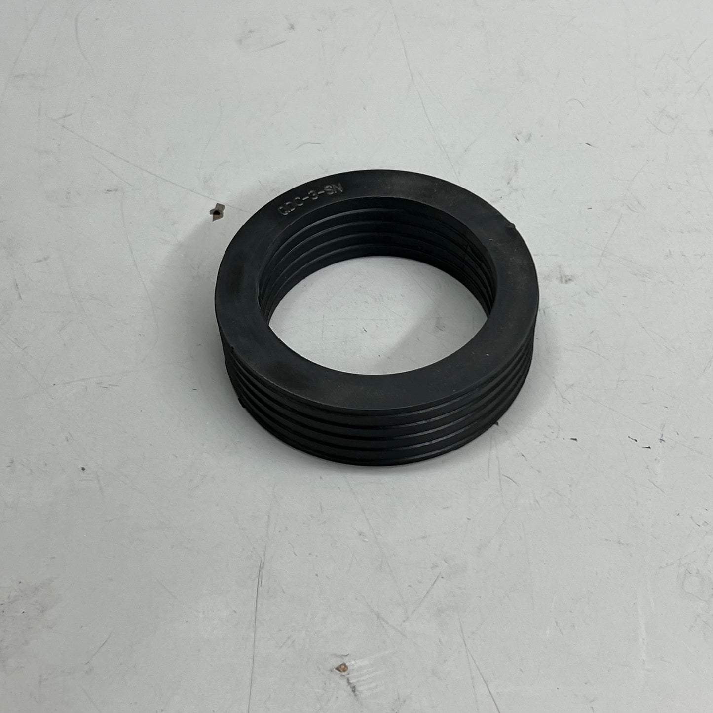 FIAT PRODUCTS 3 Inch Diameter Gasket Black QDC-3-SN