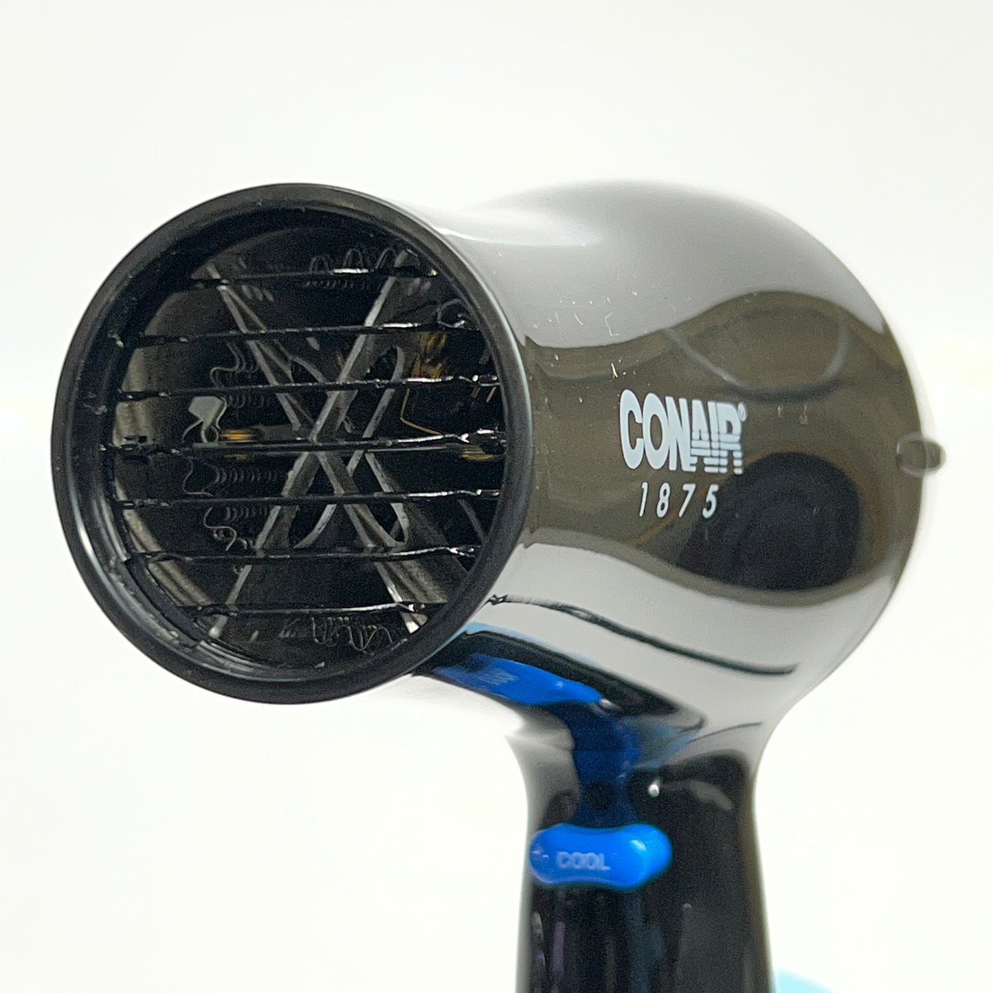 CONAIR 1875 Watt Soft Surface Hair Dryer, Balck 247BW
