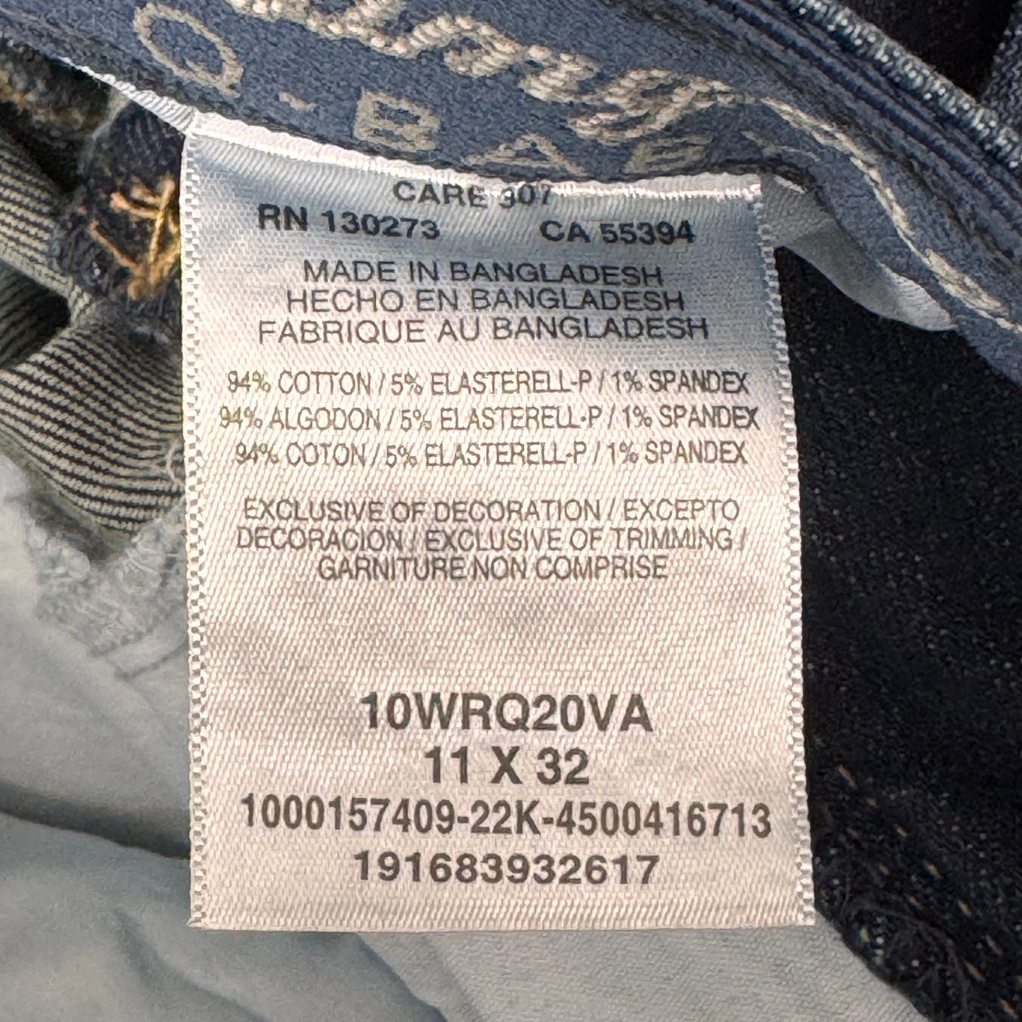 WRANGLER The Ulitmate Riding Jean Q-Baby Mid-Rise 31/11 x 32 Avery 10WRQ20VA