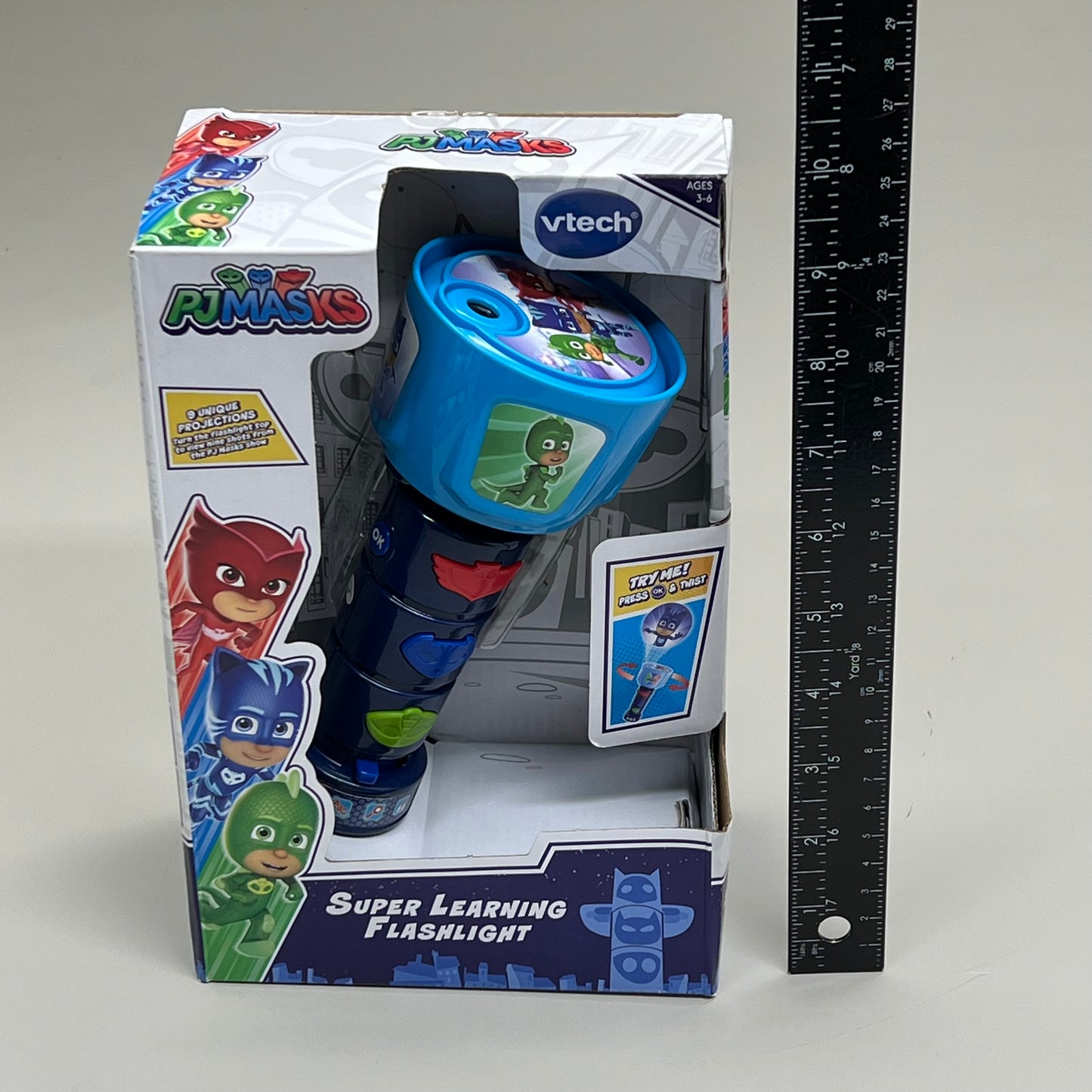 VTECH PJ Masks Super Learning Flashlight Projecting Images& Voices 3-6Years 5262