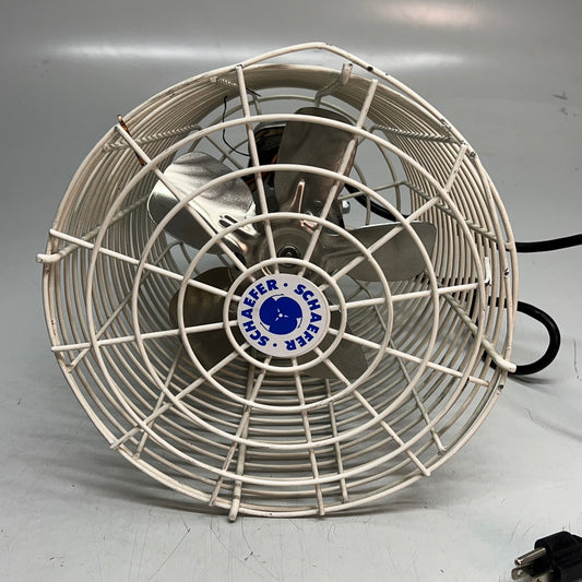 SCHAEFER Versa-Kool Circulation Fan W/ Tapered Guards Cord & Mount 8" - 450 CFM (Used)