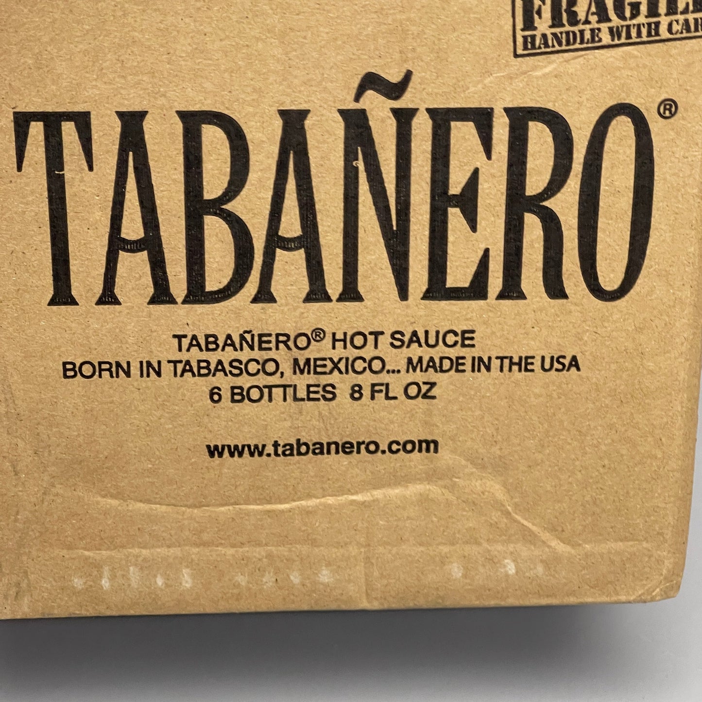 TABANERO ORIGINAL Hot Sauce 8 oz (6 PACK) Best by 6/25