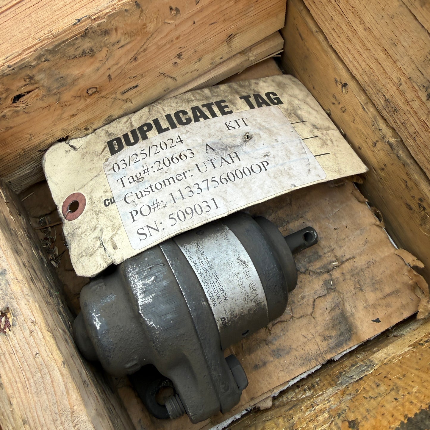 WABTEC Train Parts (AS-IS)
