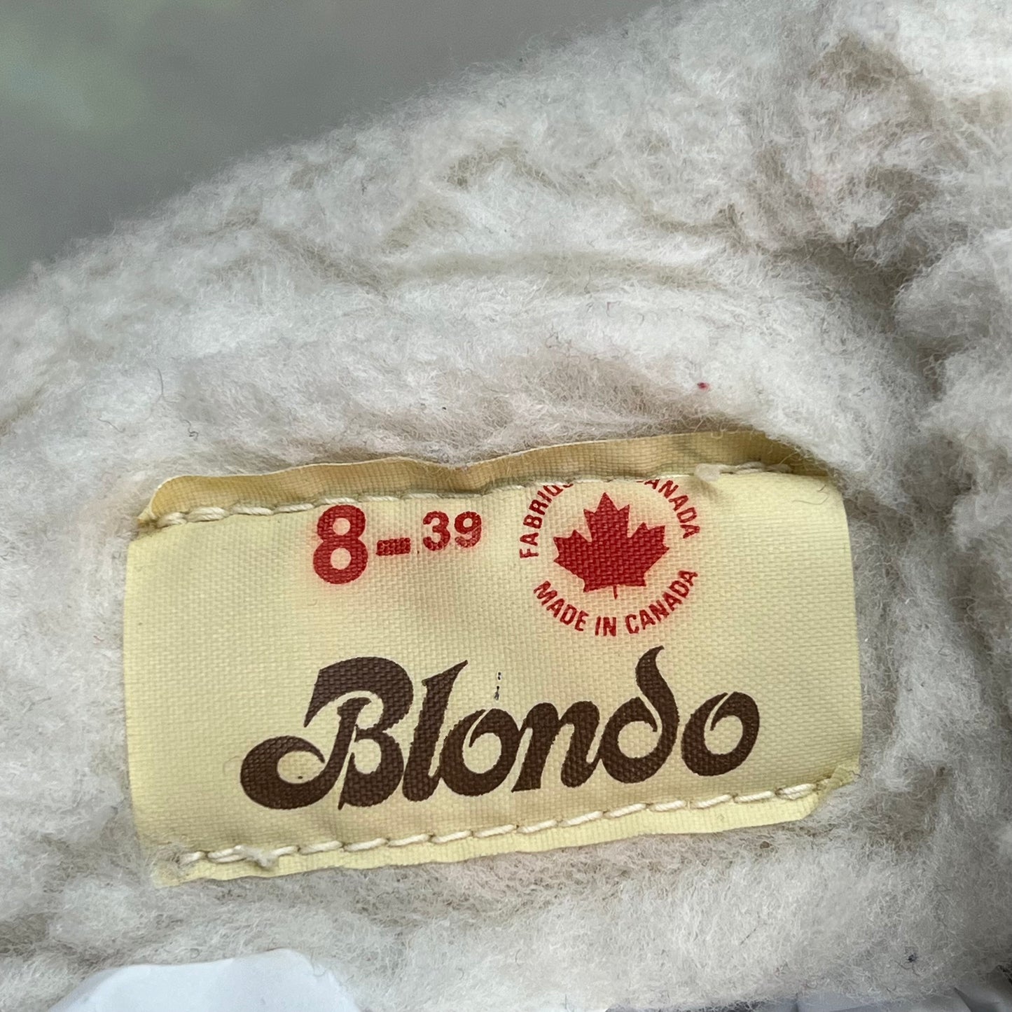 BLONDO Leather Fur Lined Boots Made In Canada Women's Sz 8 Brown (Pre-Owned)