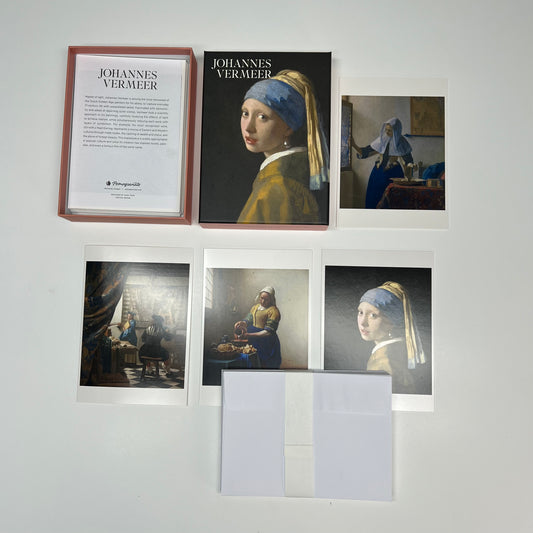 POMEGRANATE (20 PACK) Johannes Vermeer Notecards W/ Envelopes  4x6" BX048