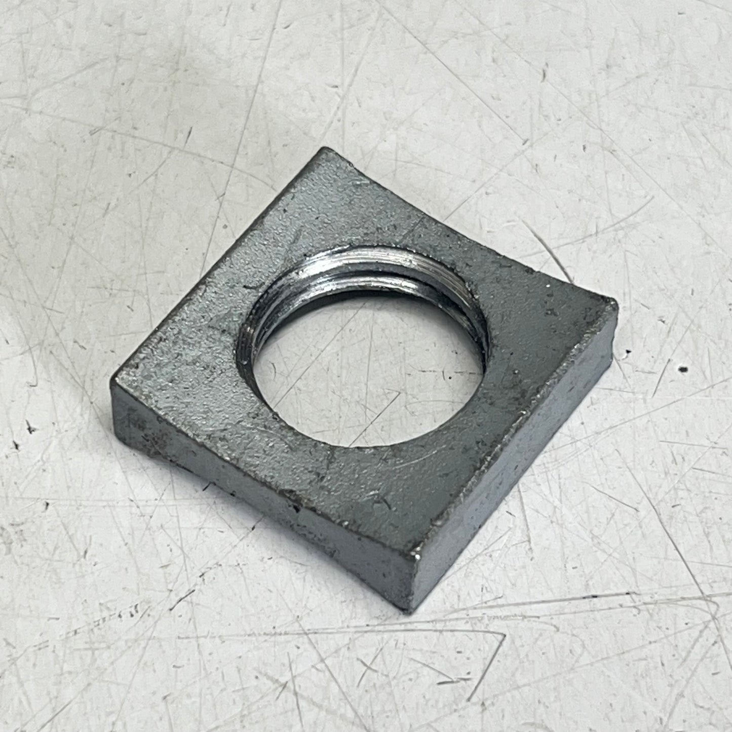 ALLIED BOLT (100 PACK) Steel Concave Square Locknut 1" Silver 22015
