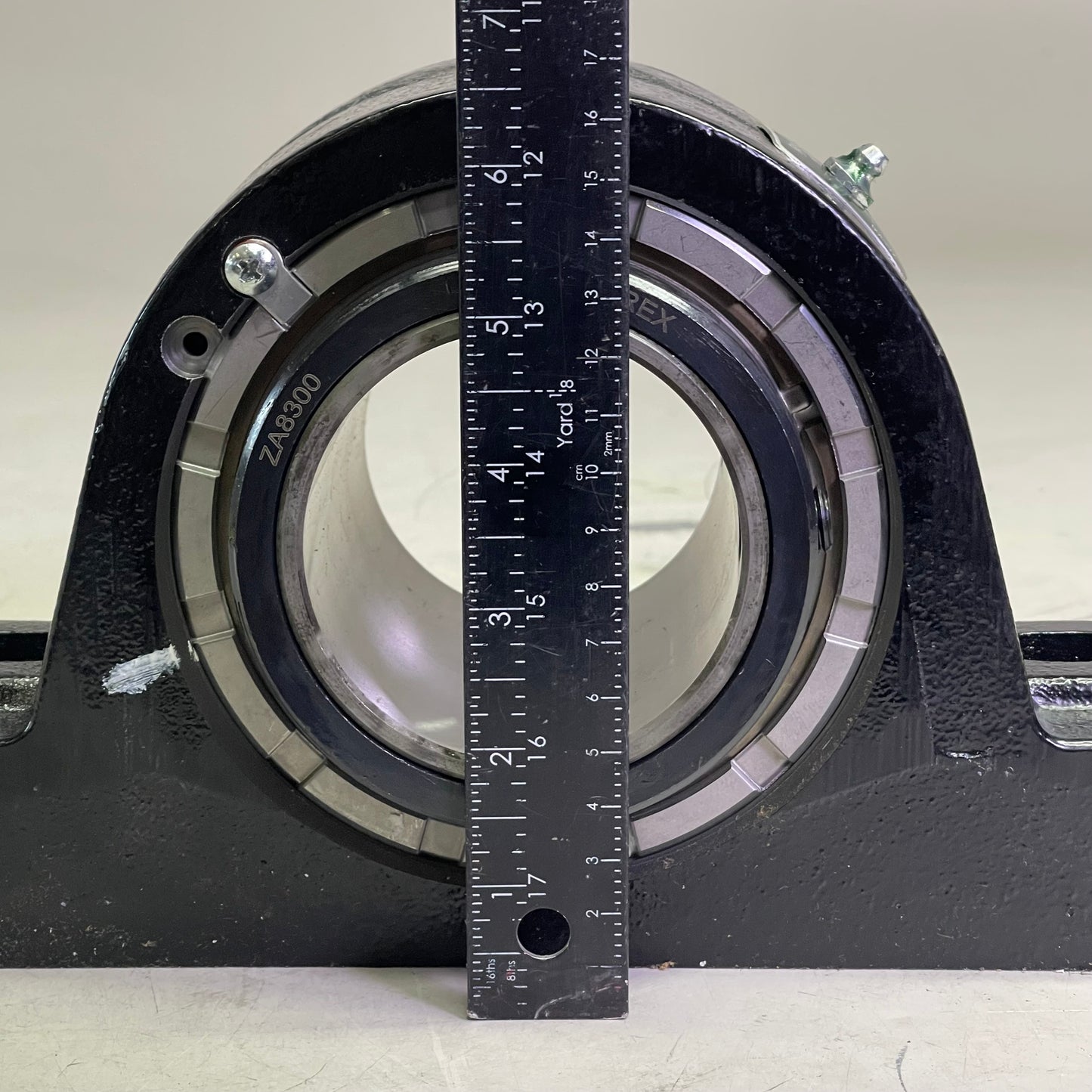 REXNORD Pillow Block Roller Bearing 3" Bore Diameter Cast Iron ZA8300