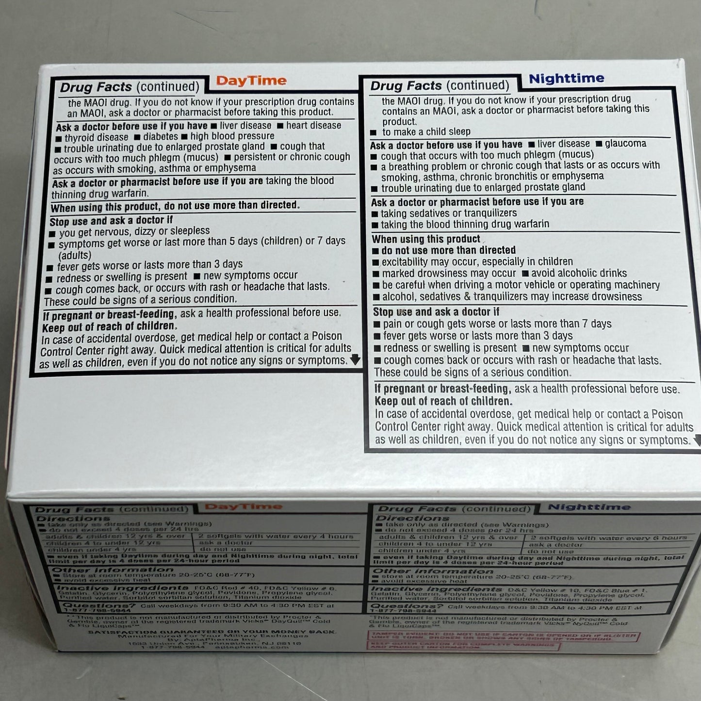 EXCHANGE SELECT (2 Pack, 32 Day Caps, 16 Night Caps) Day/Night Time Cold/Flu Relief Soft Gel Capsules