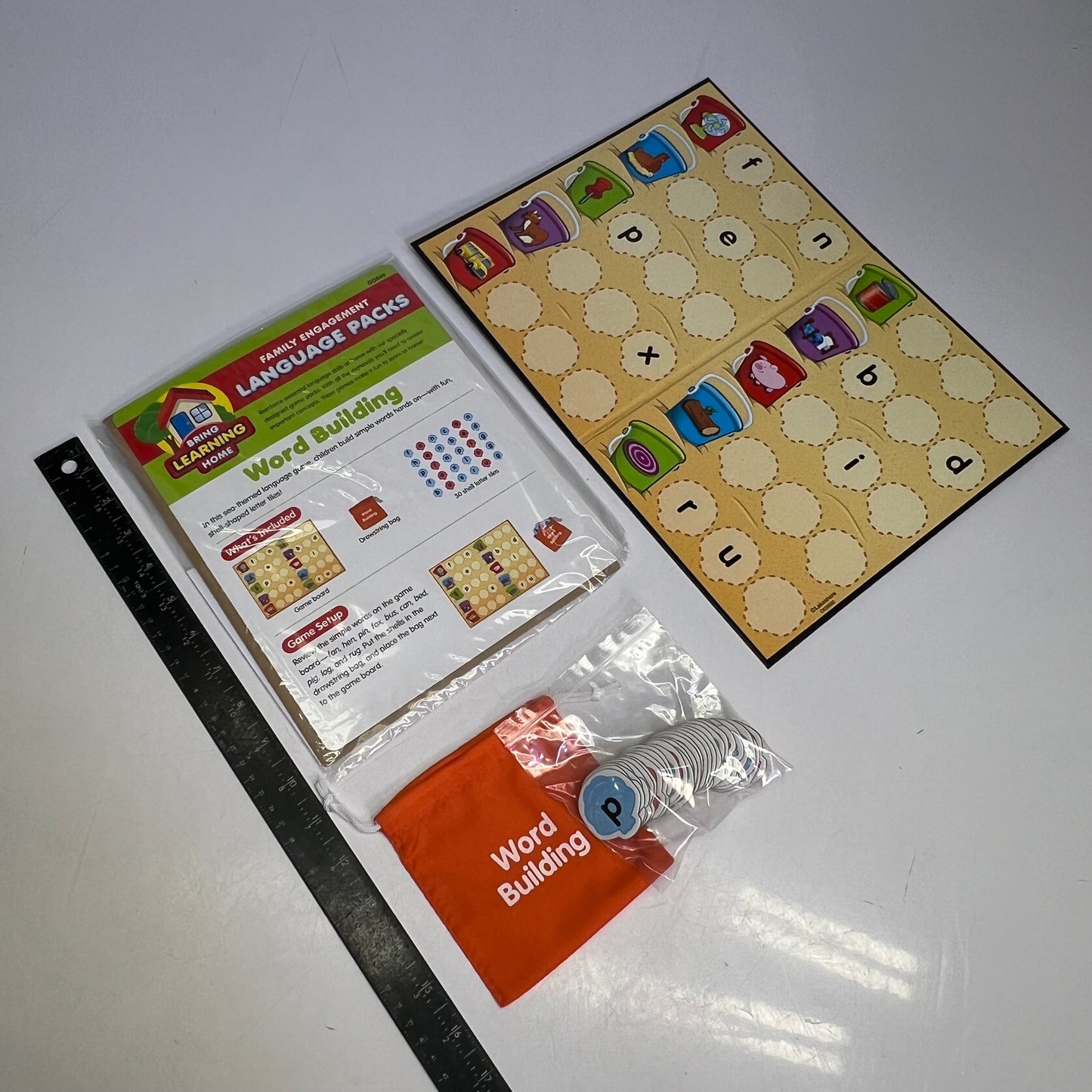 LAKESHORE Word Building Practice Family Engagement Pack Ages 3-5 yrs GG649