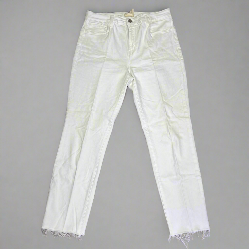 L'AGENCE  Sada High Rise Crop Slim Jeans Made In USA Women's Sz 31 (Used)