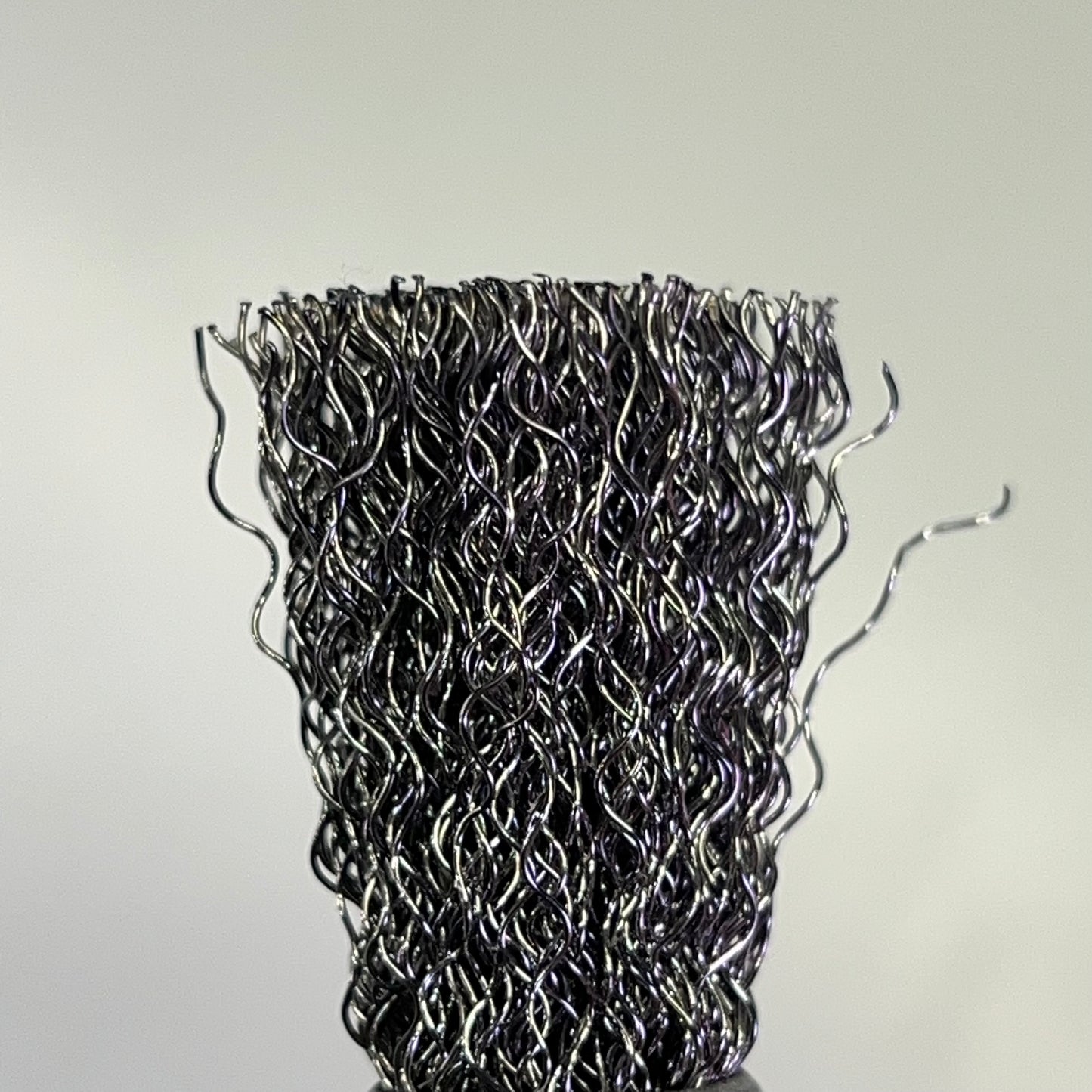 (5 PACK) Crimped Wire End Brush Stainless Steel 3/4" Dia 5/8" Post Chrome